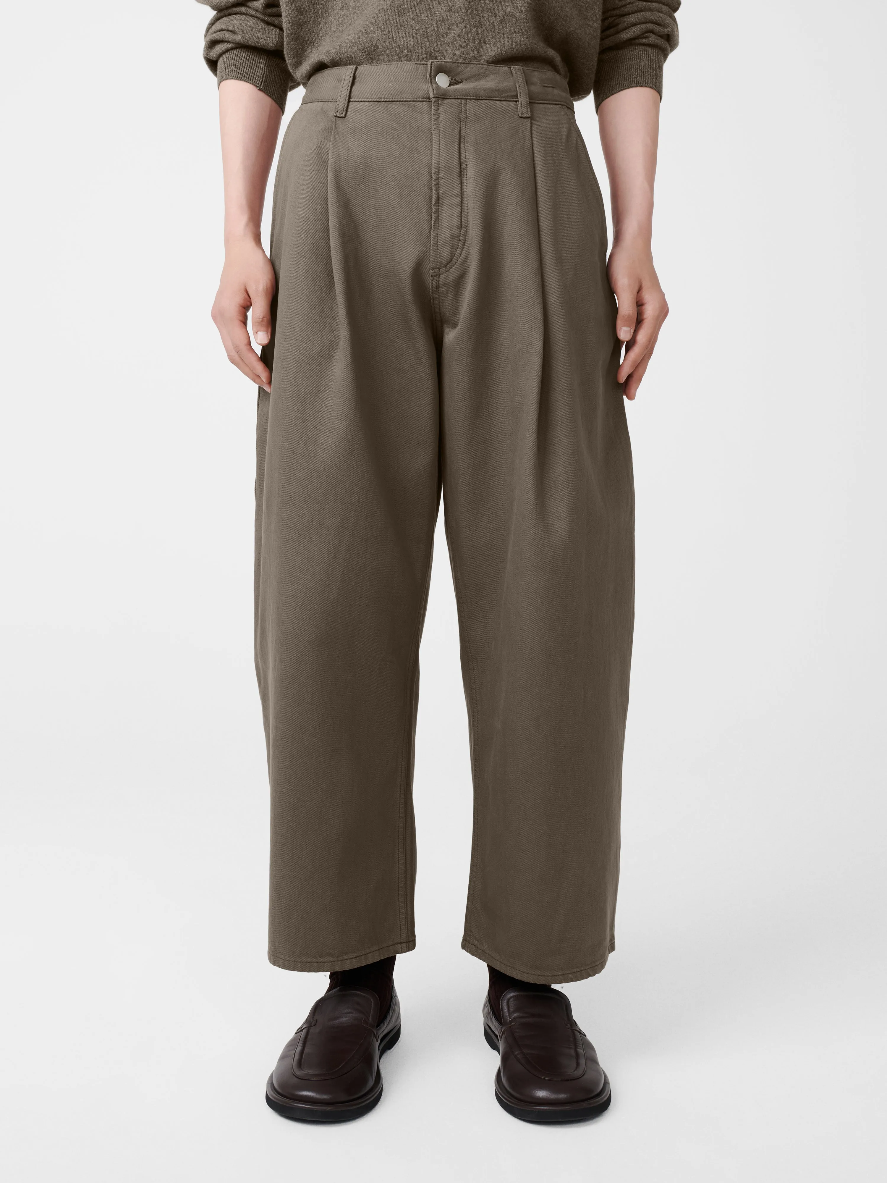 Puch Denim Pant in Fossil sold by Studio Nicholson product image thumbnail 4