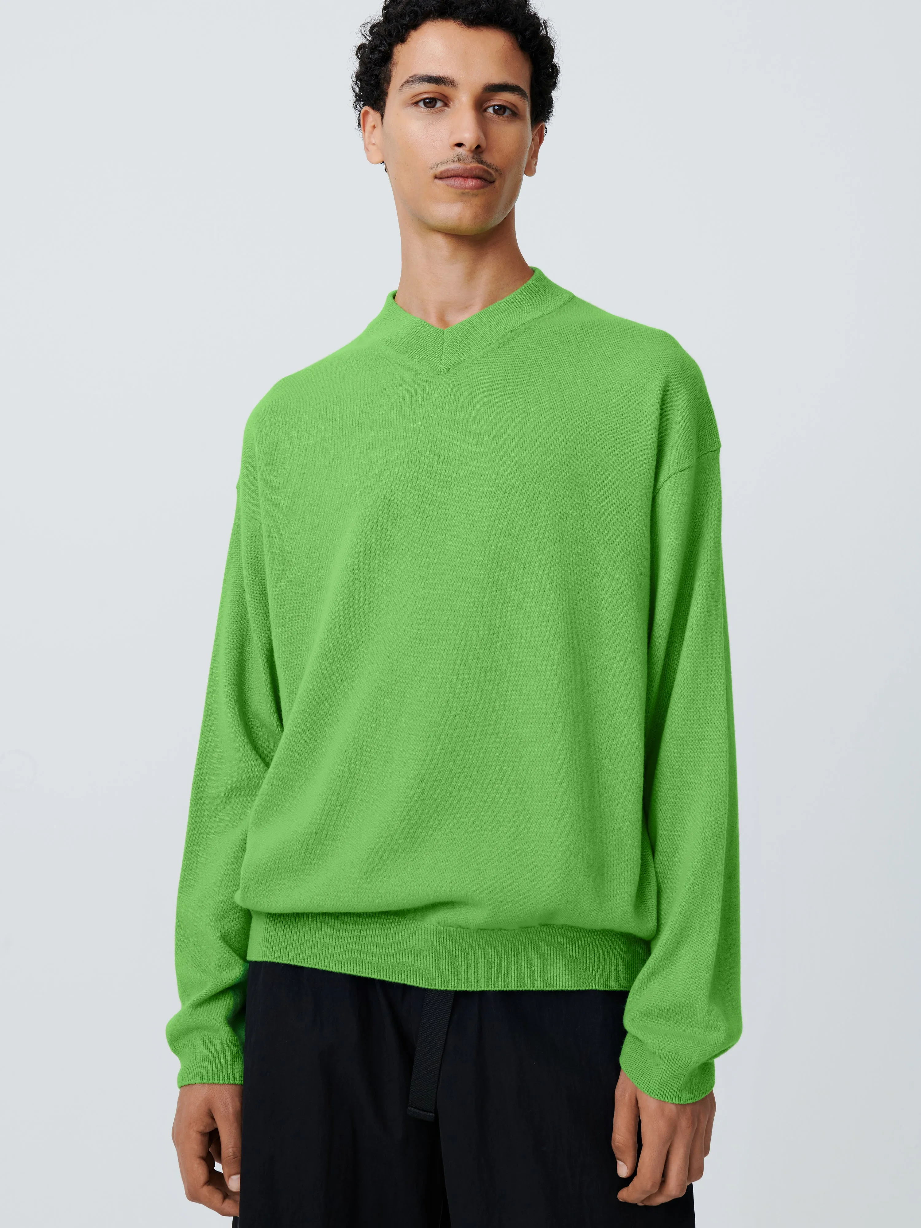 Roth Knit in Tennis Green sold by Studio Nicholson product image thumbnail 2