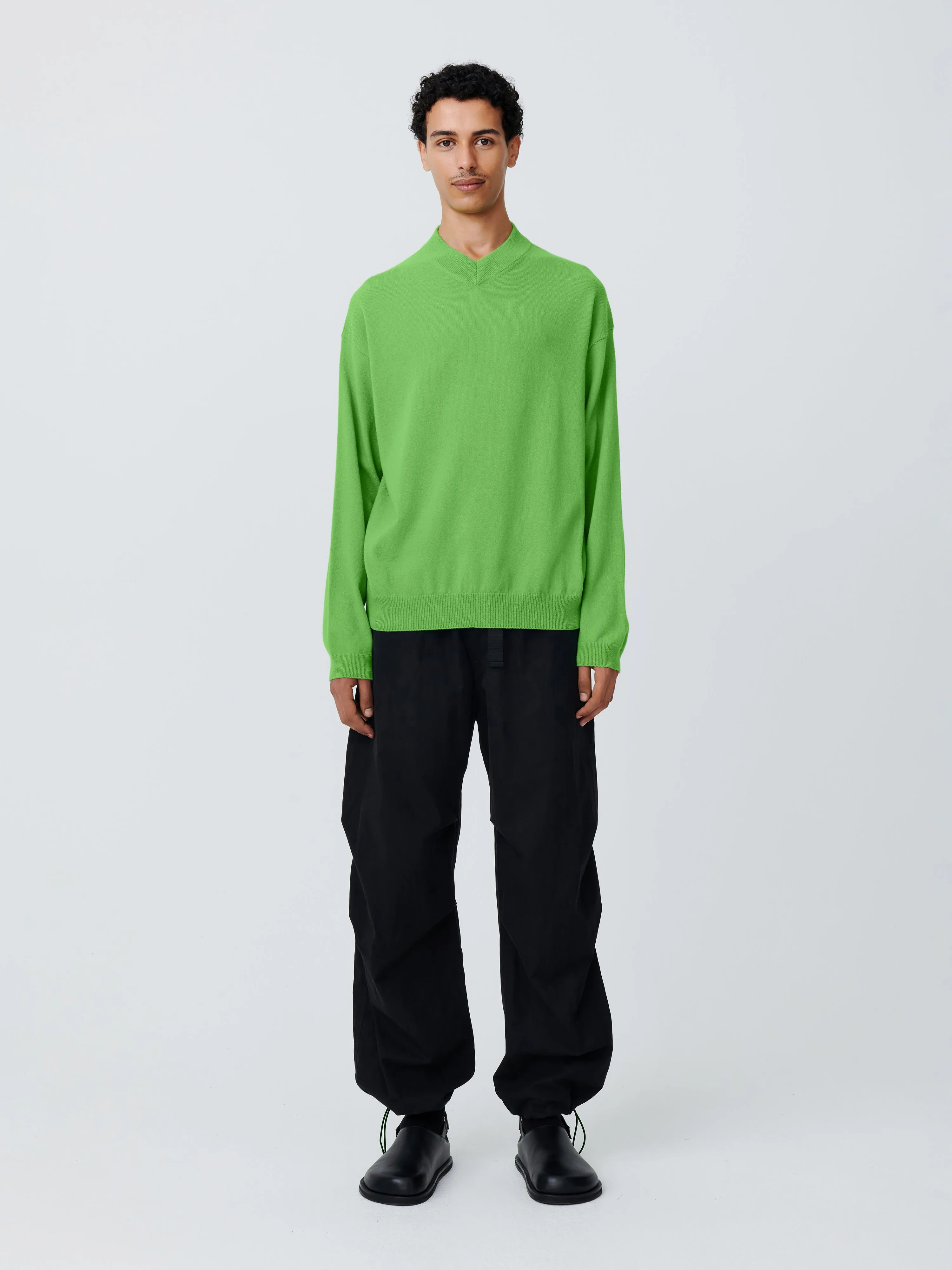 Roth Knit in Tennis Green sold by Studio Nicholson