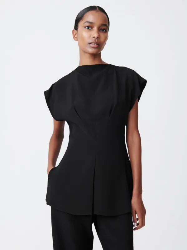 Damer Top in Black sold by Studio Nicholson