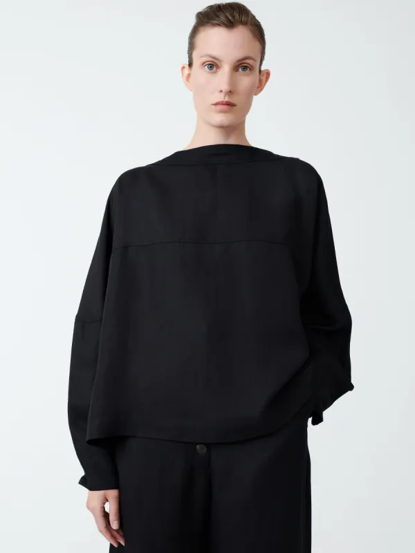 Sarr Top in Black made by Studio Nicholson