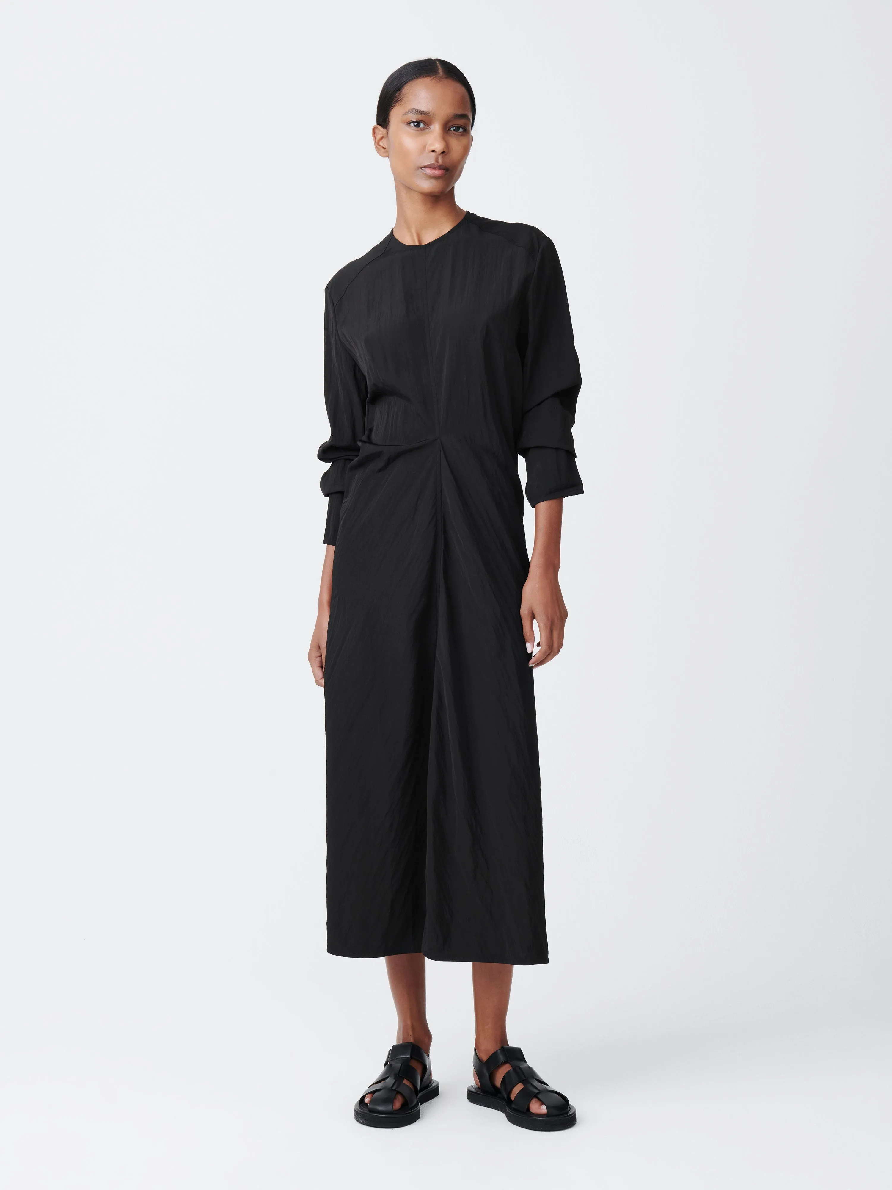 Welles Dress in Black sold by Studio Nicholson
