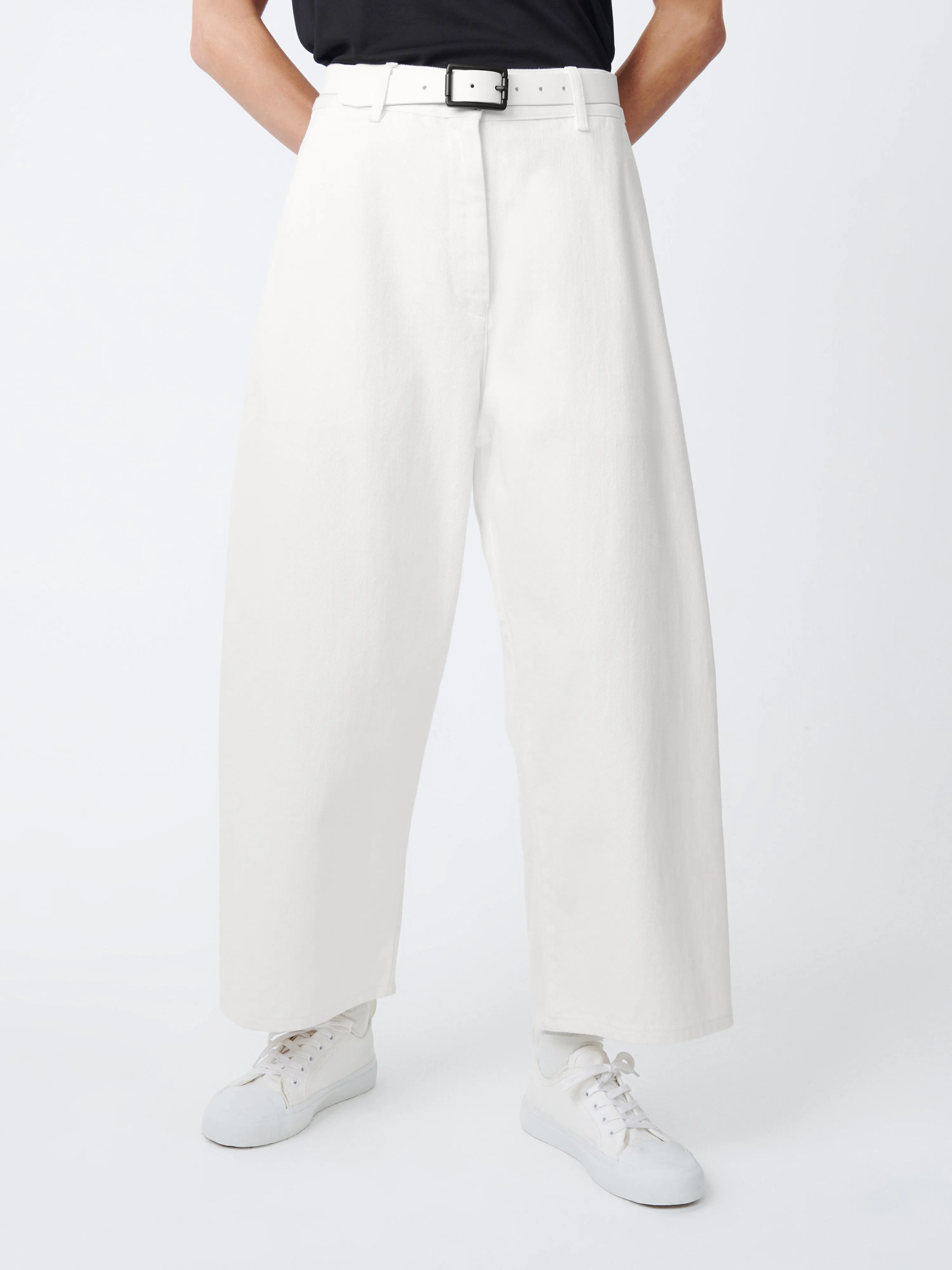 Chalco Denim Pant in Parchment sold by Studio Nicholson product image thumbnail 5