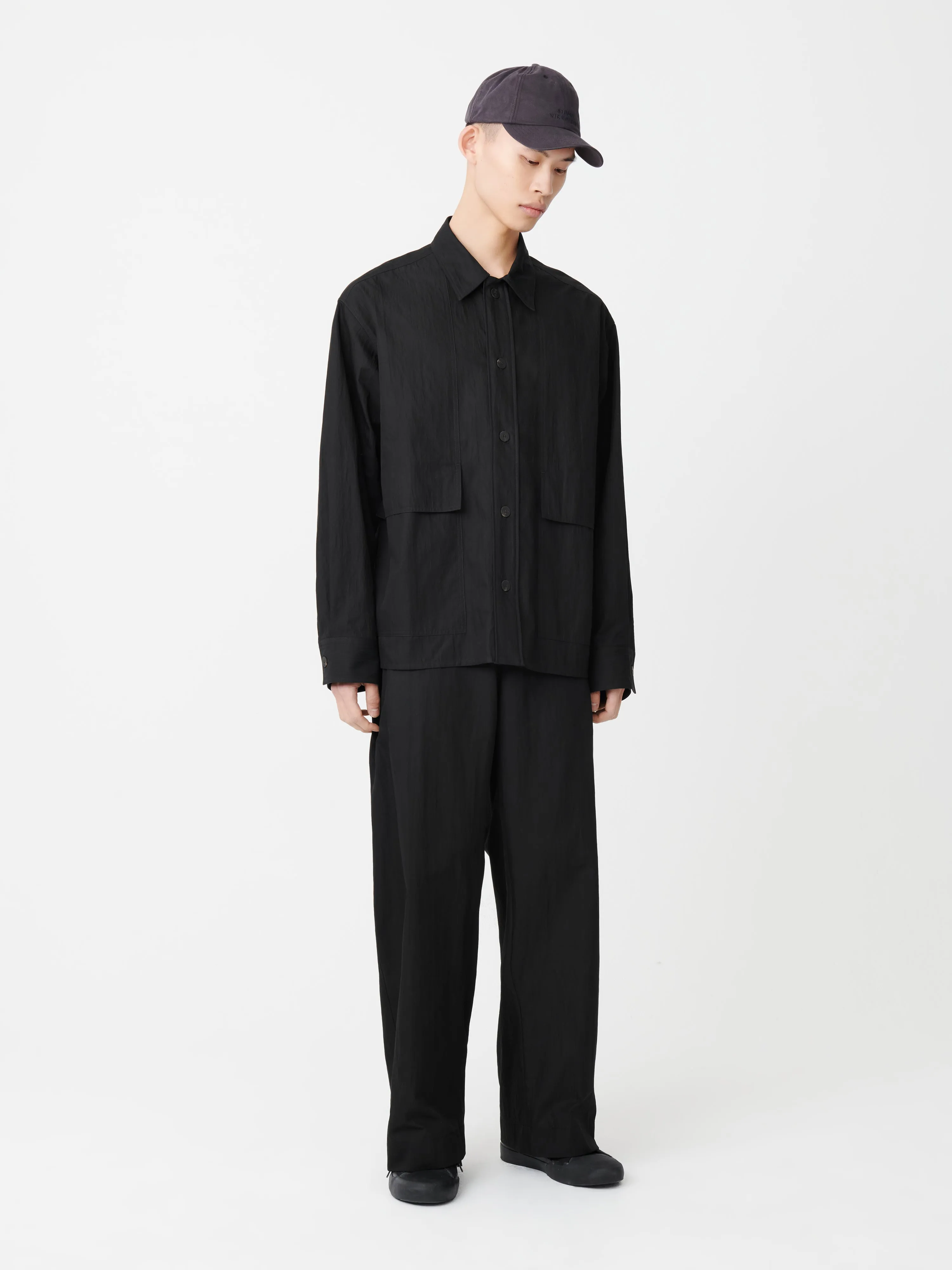 Spirit Shirt in Black sold by Studio Nicholson product image thumbnail 3