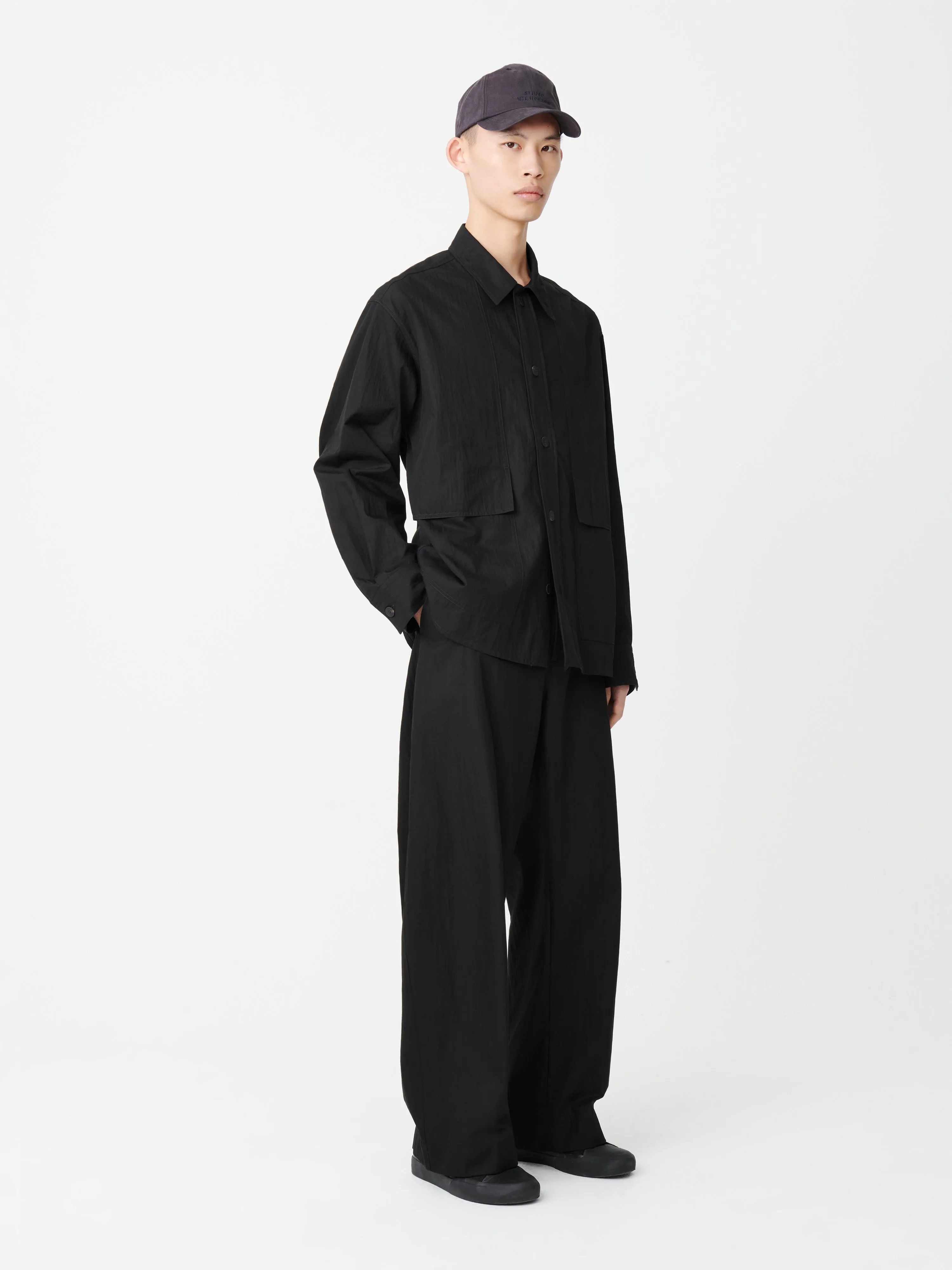 Spirit Shirt in Black sold by Studio Nicholson product image thumbnail 2