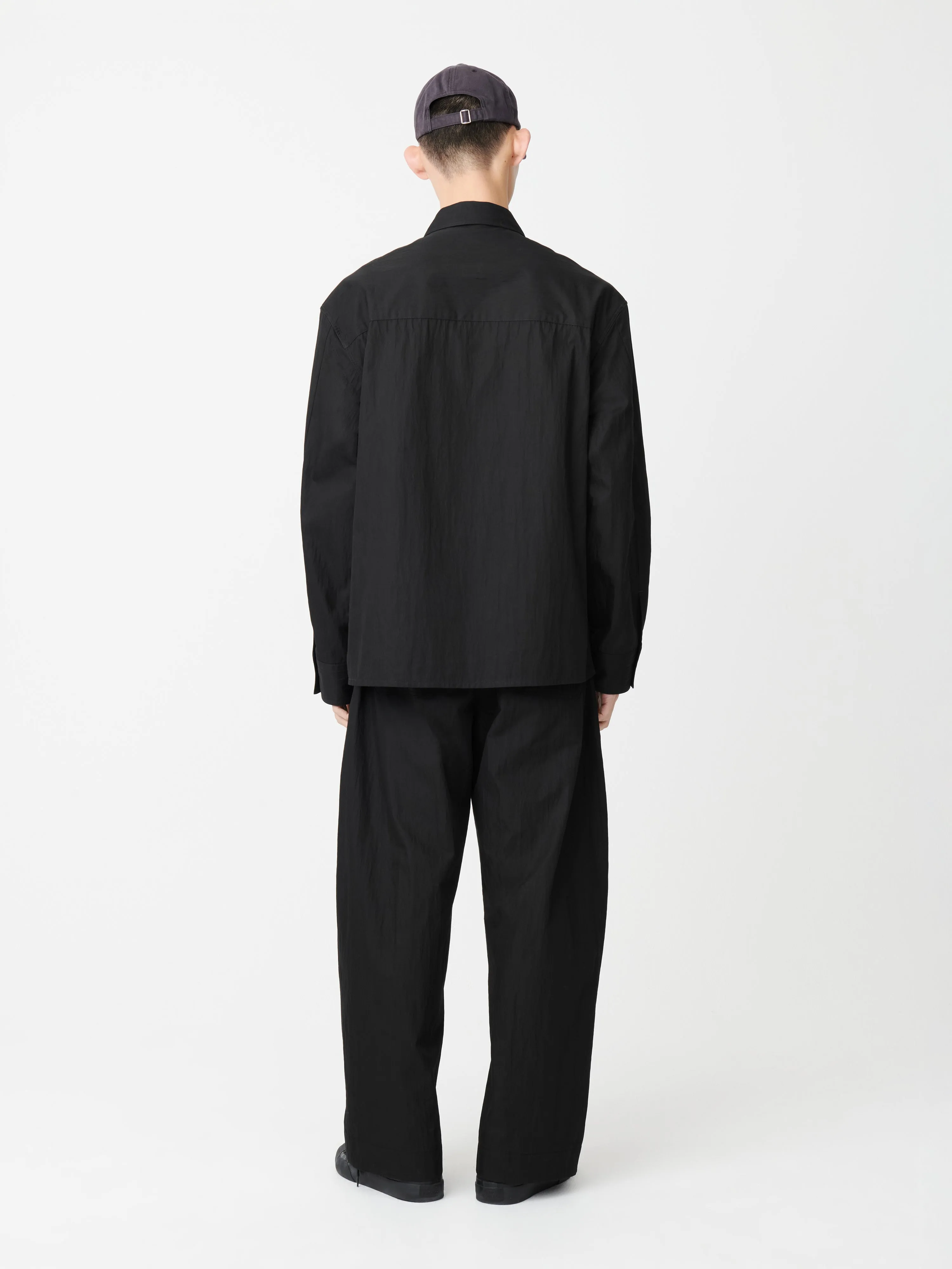 Spirit Shirt in Black sold by Studio Nicholson product image thumbnail 4