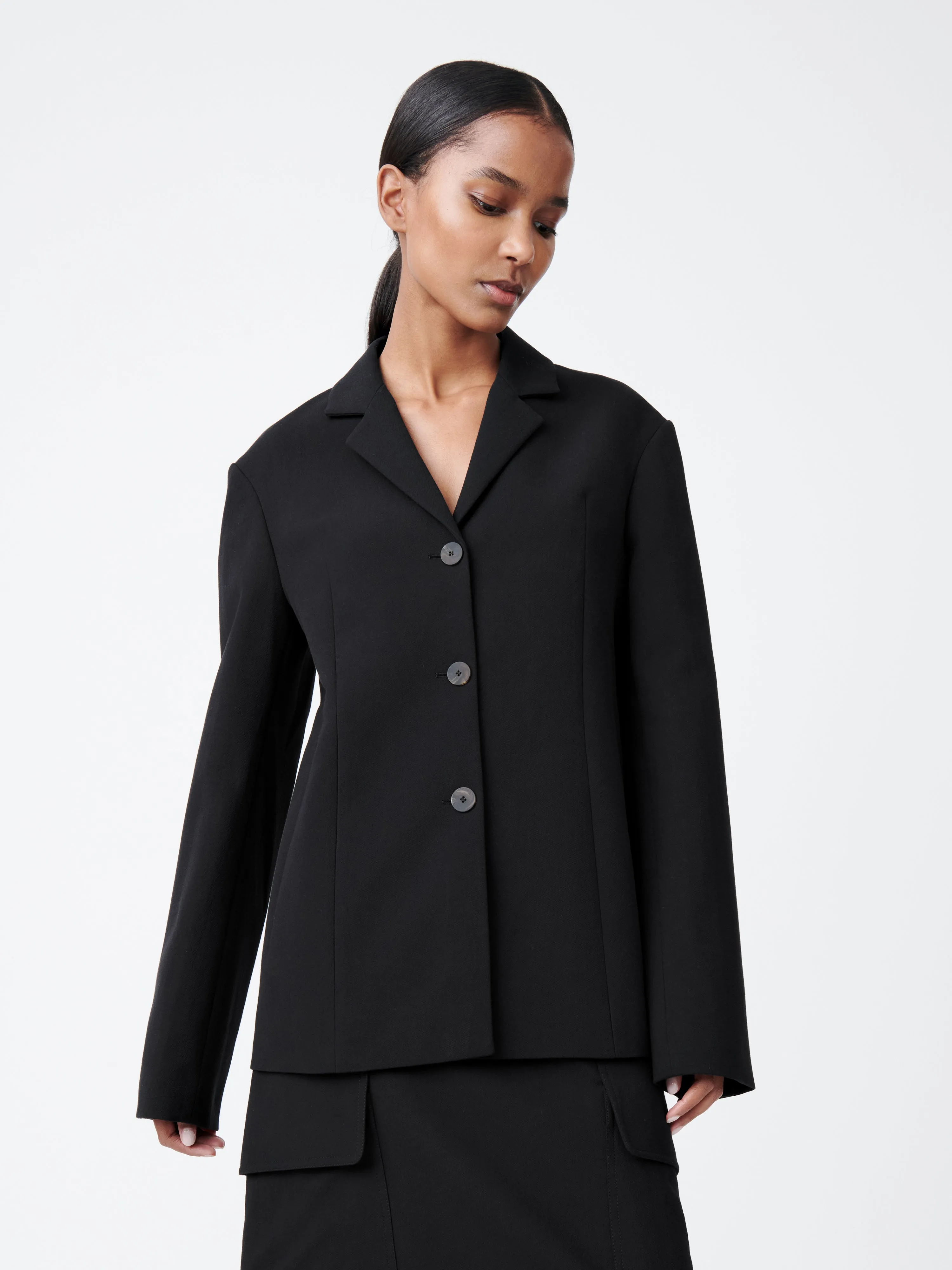 Weston Jacket in Black sold by Studio Nicholson