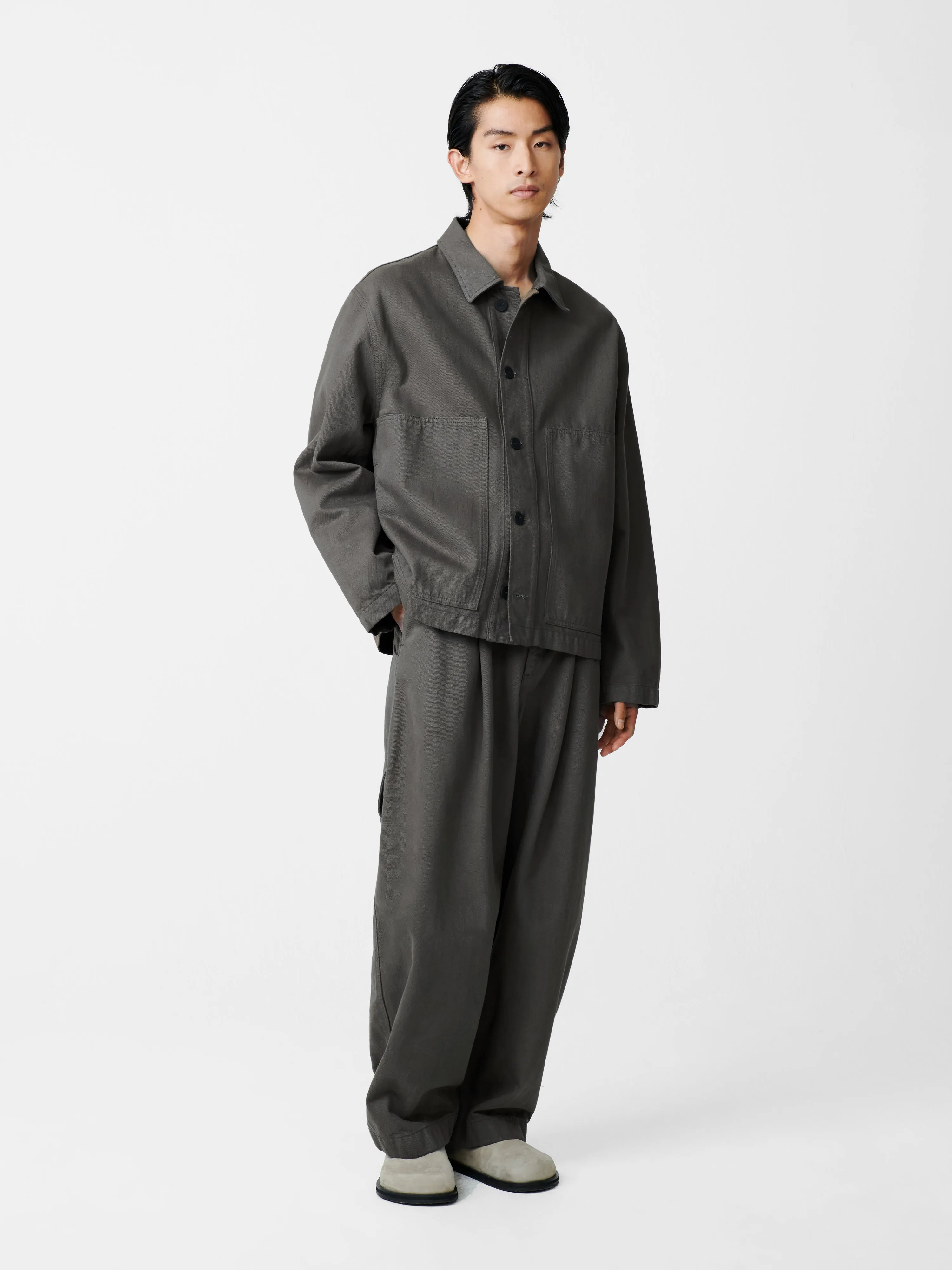 Graph Jacket in Tarmac Grey sold by Studio Nicholson product image thumbnail 2