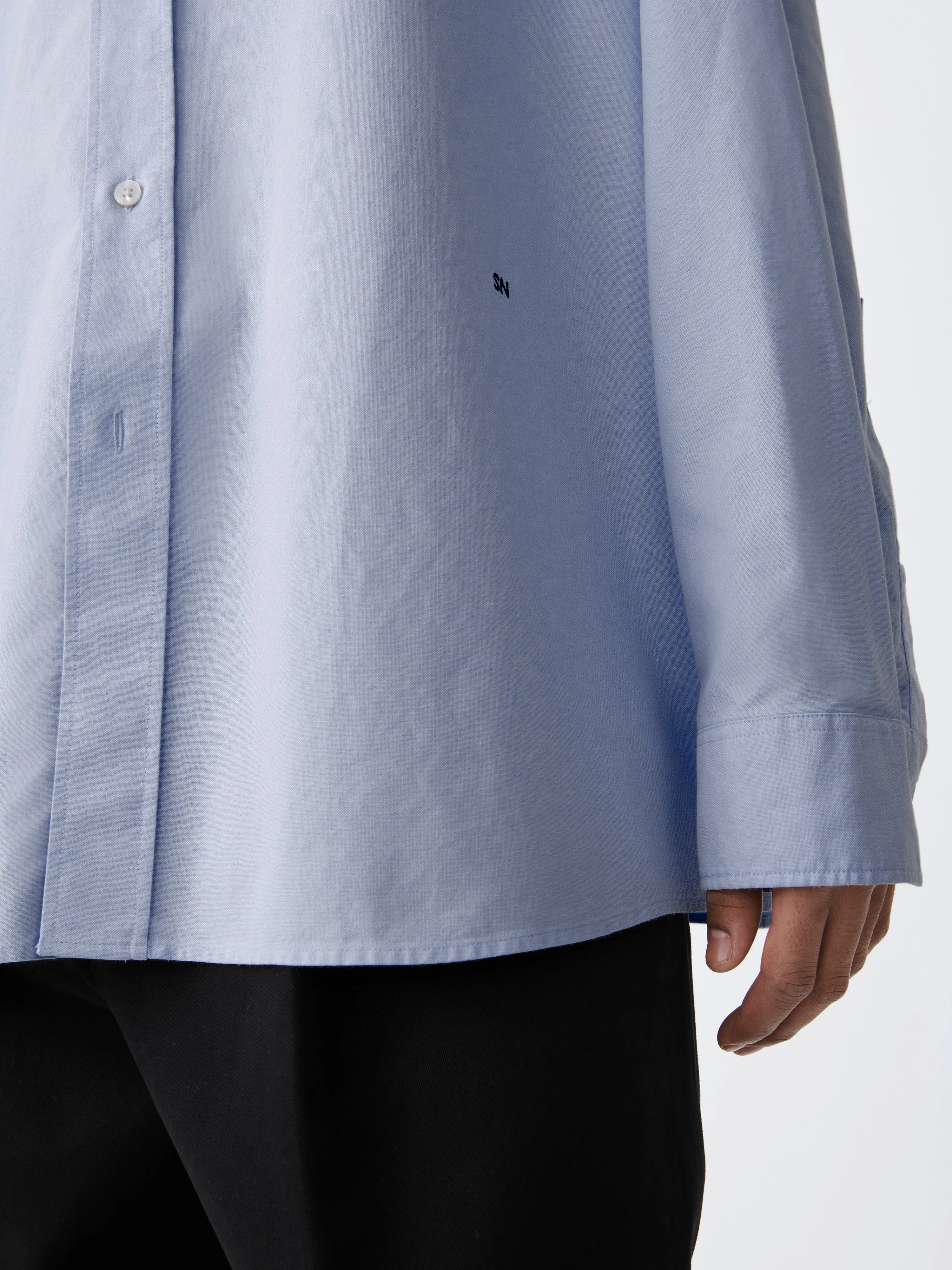 Ruskin Shirt in Powder Blue sold by Studio Nicholson product image thumbnail 4
