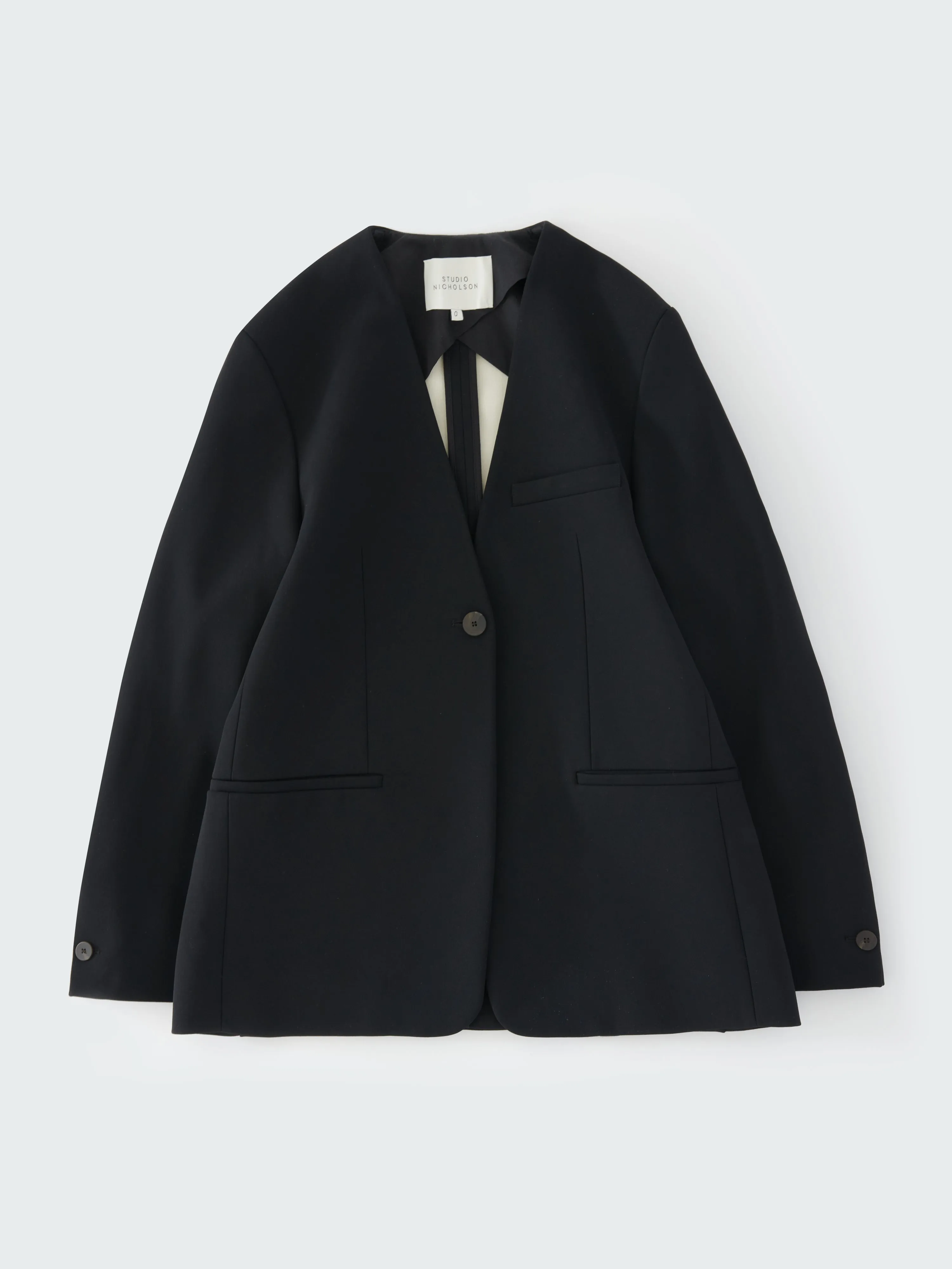 Joyce Jacket in Black sold by Studio Nicholson product image thumbnail 3