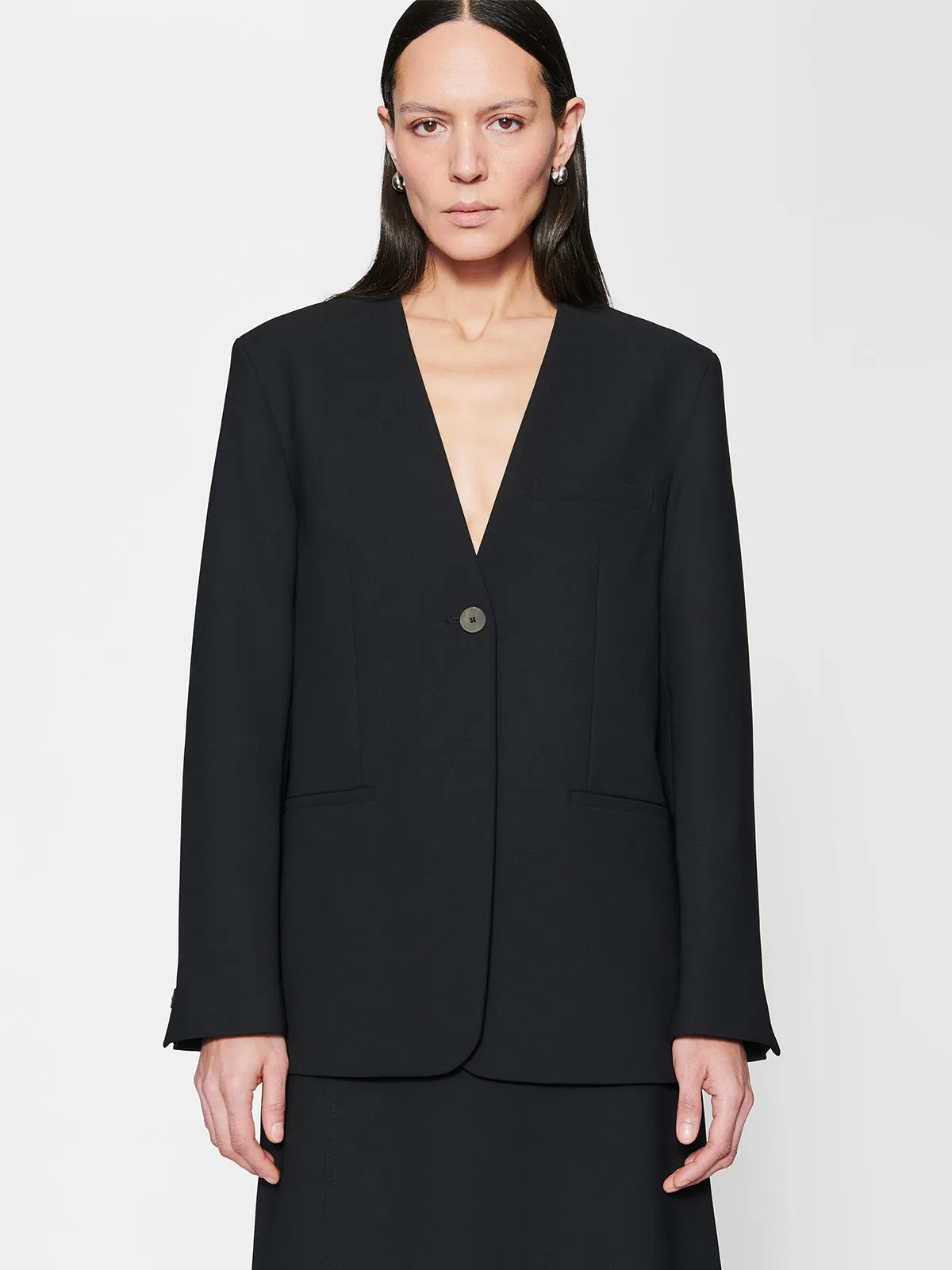 Joyce Jacket in Black sold by Studio Nicholson product image thumbnail 2