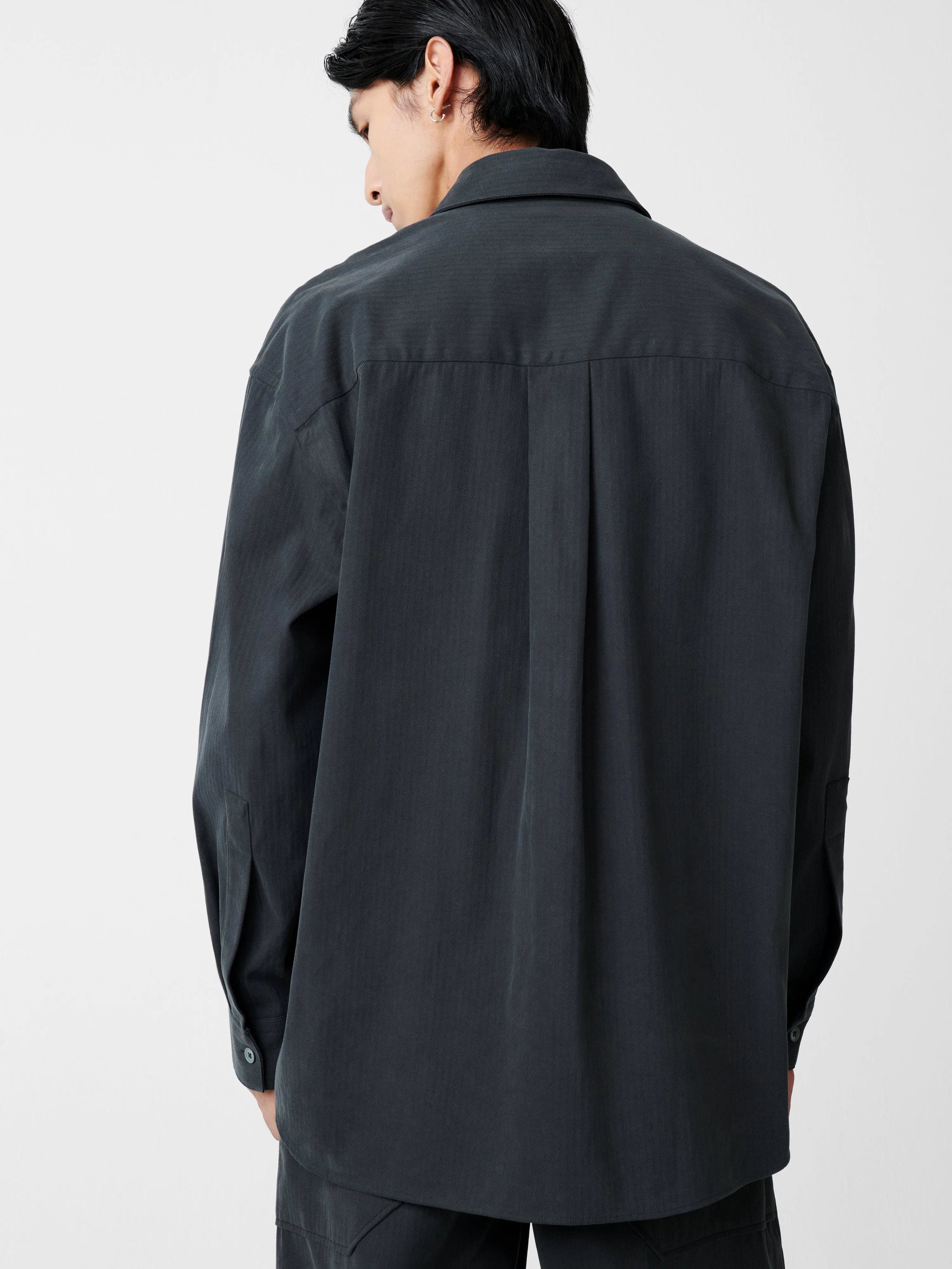 Pat Shirt in Dark Fir sold by Studio Nicholson product image thumbnail 5