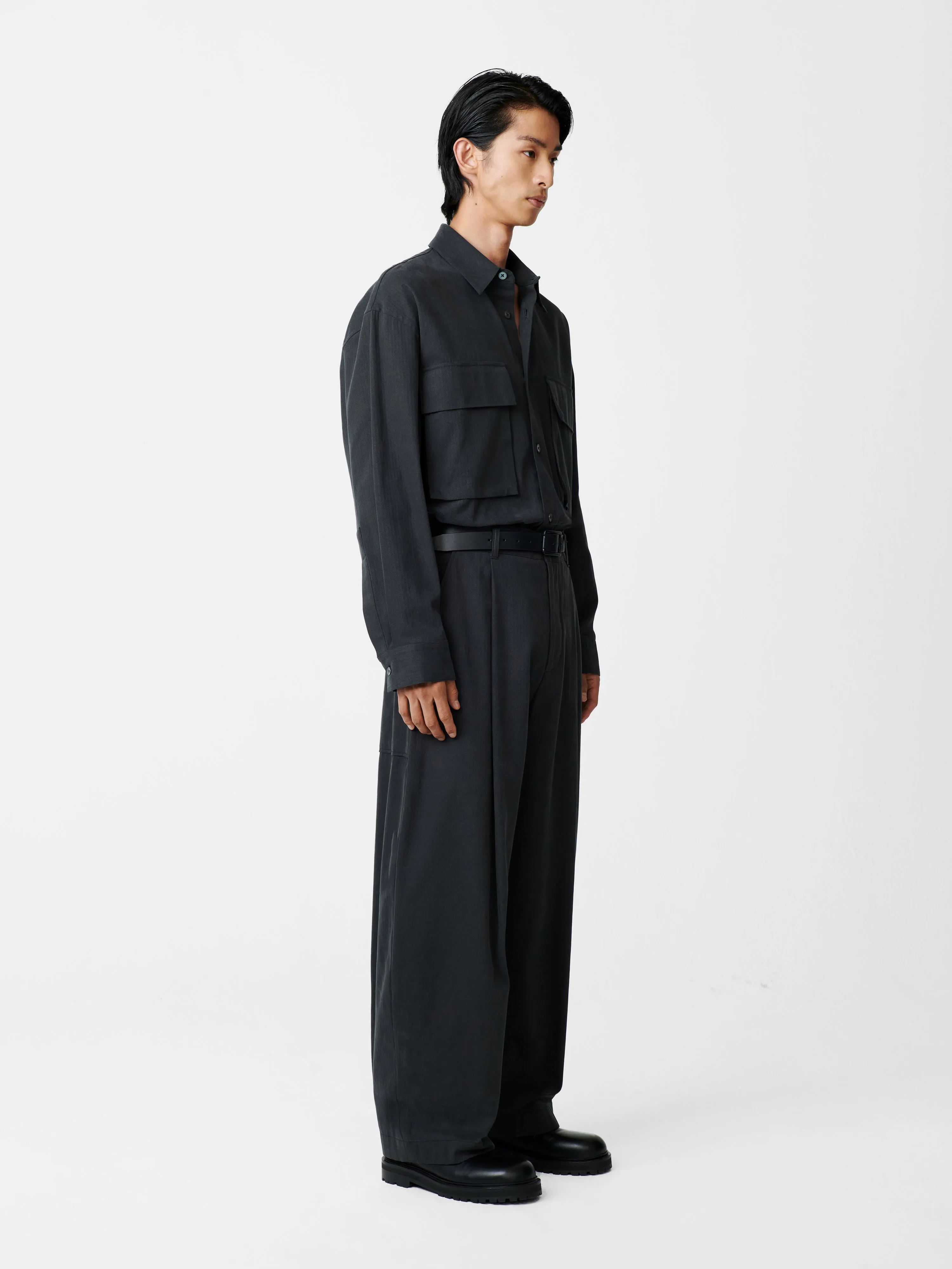 Pat Shirt in Dark Fir sold by Studio Nicholson product image thumbnail 3