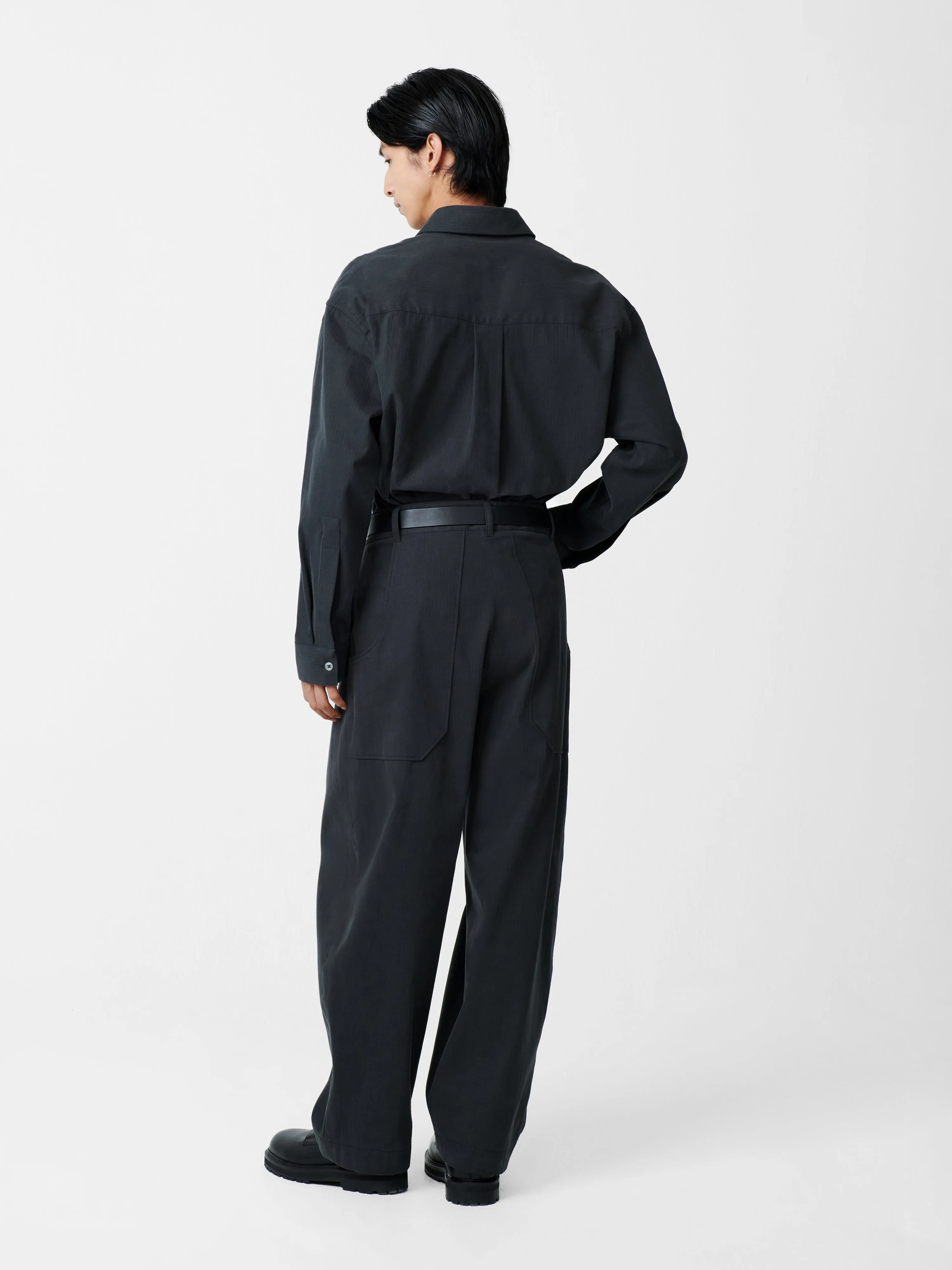Pat Shirt in Dark Fir sold by Studio Nicholson product image thumbnail 4