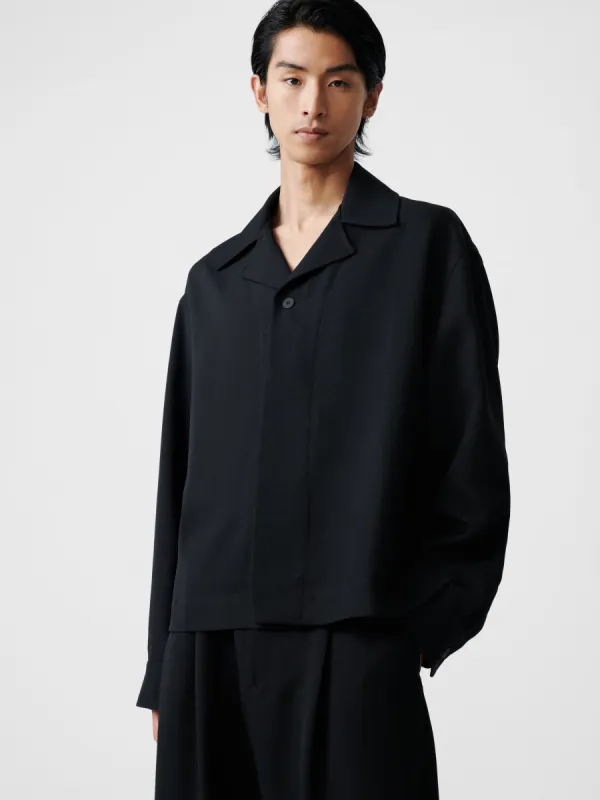 Rick Wool Jacket in Black made by Studio Nicholson