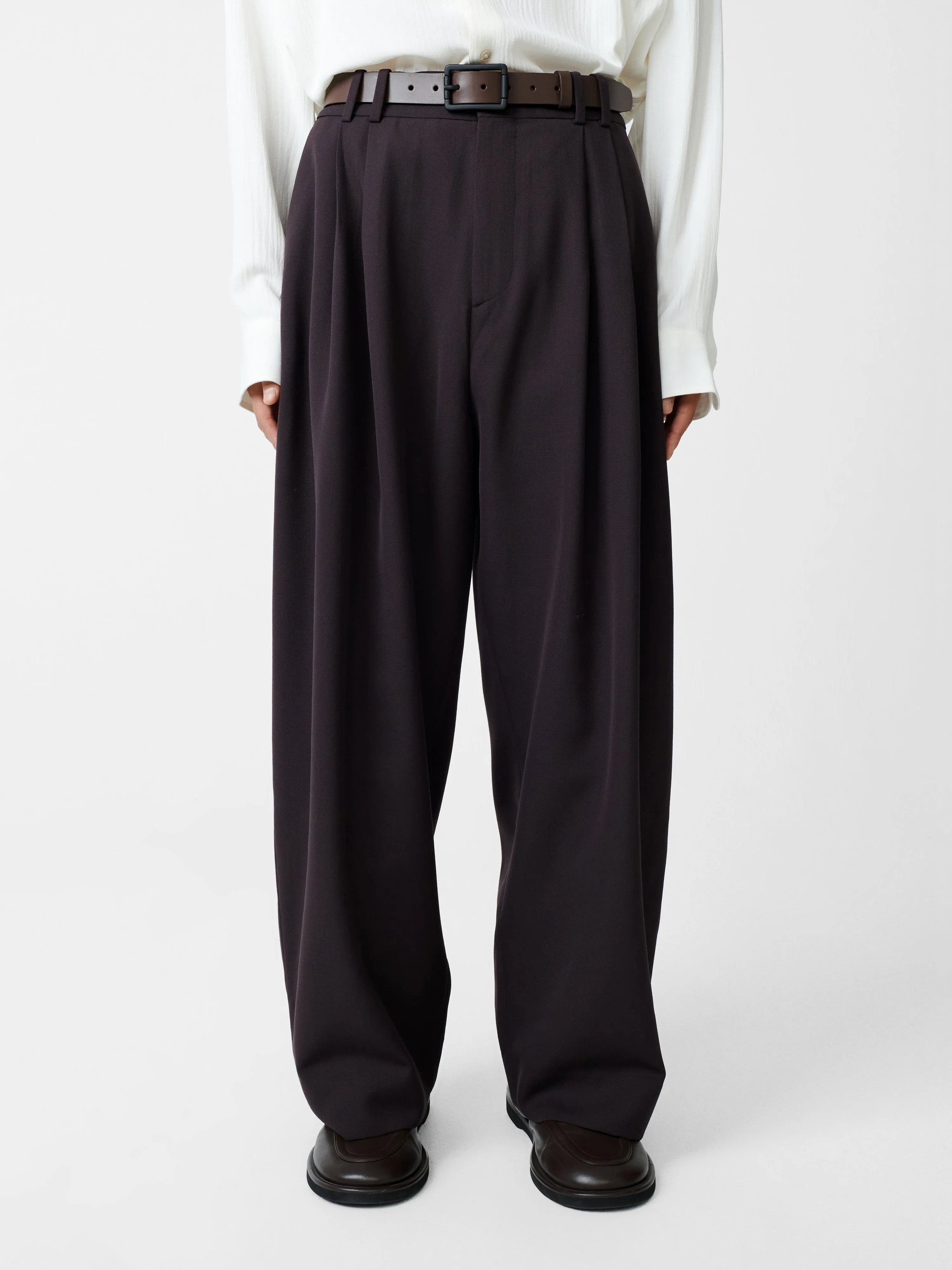 Studio Nicholson Line Pant in Espresso Brown | Parallel