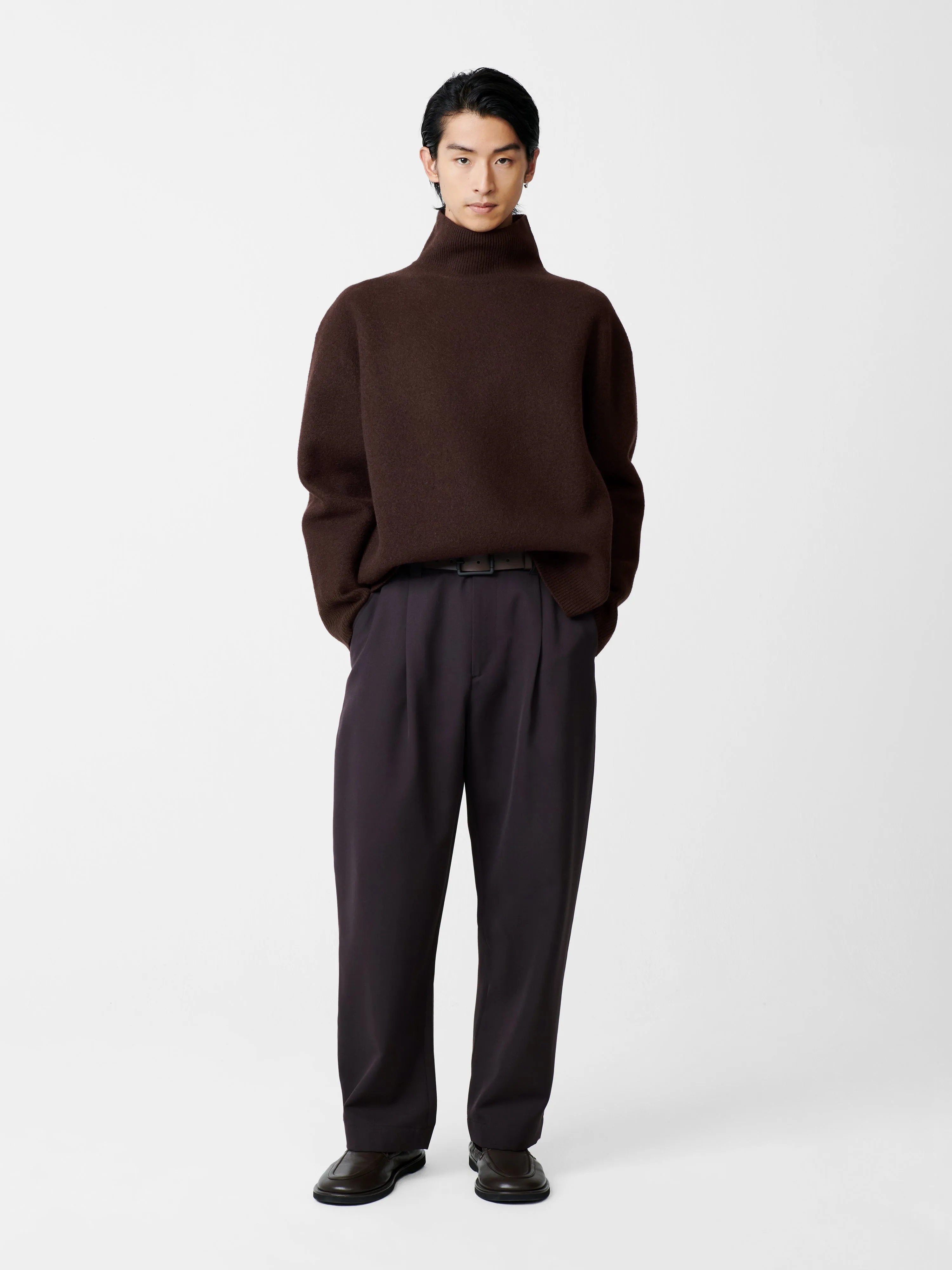 Denby Knit in Espresso Brown sold by Studio Nicholson