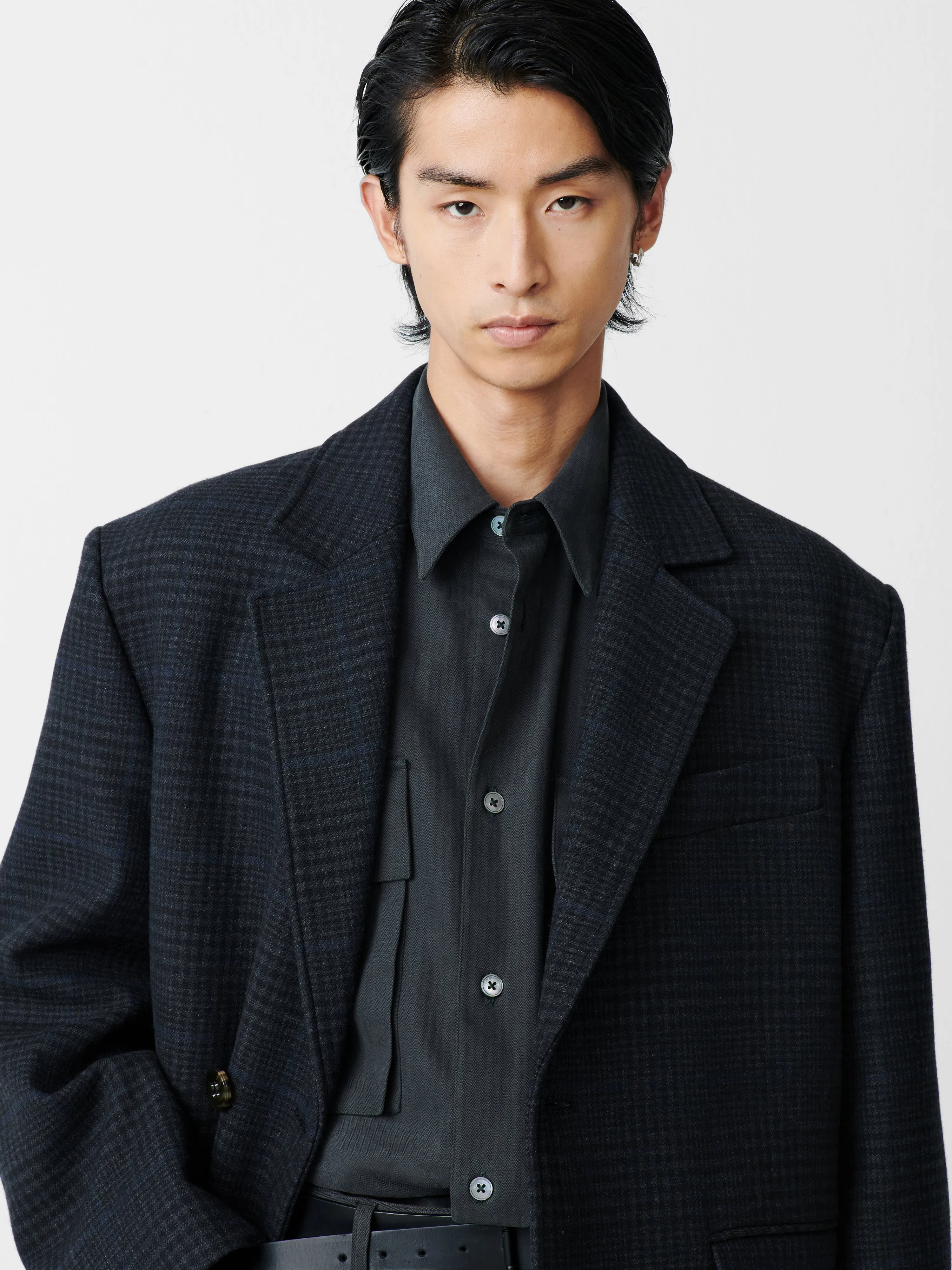 Brooke Coat in Multi sold by Studio Nicholson product image thumbnail 2