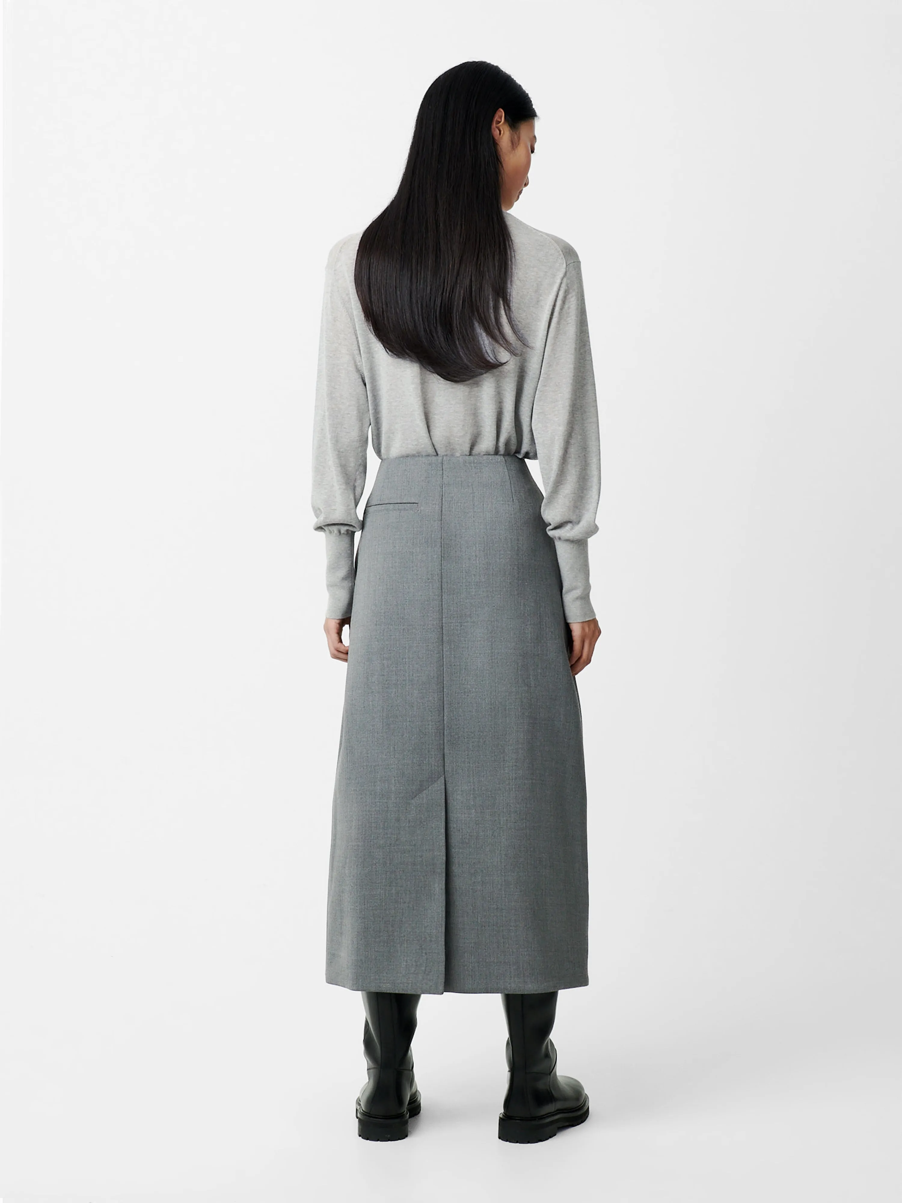 Nilo Knit in Light Grey Marl sold by Studio Nicholson product image thumbnail 5