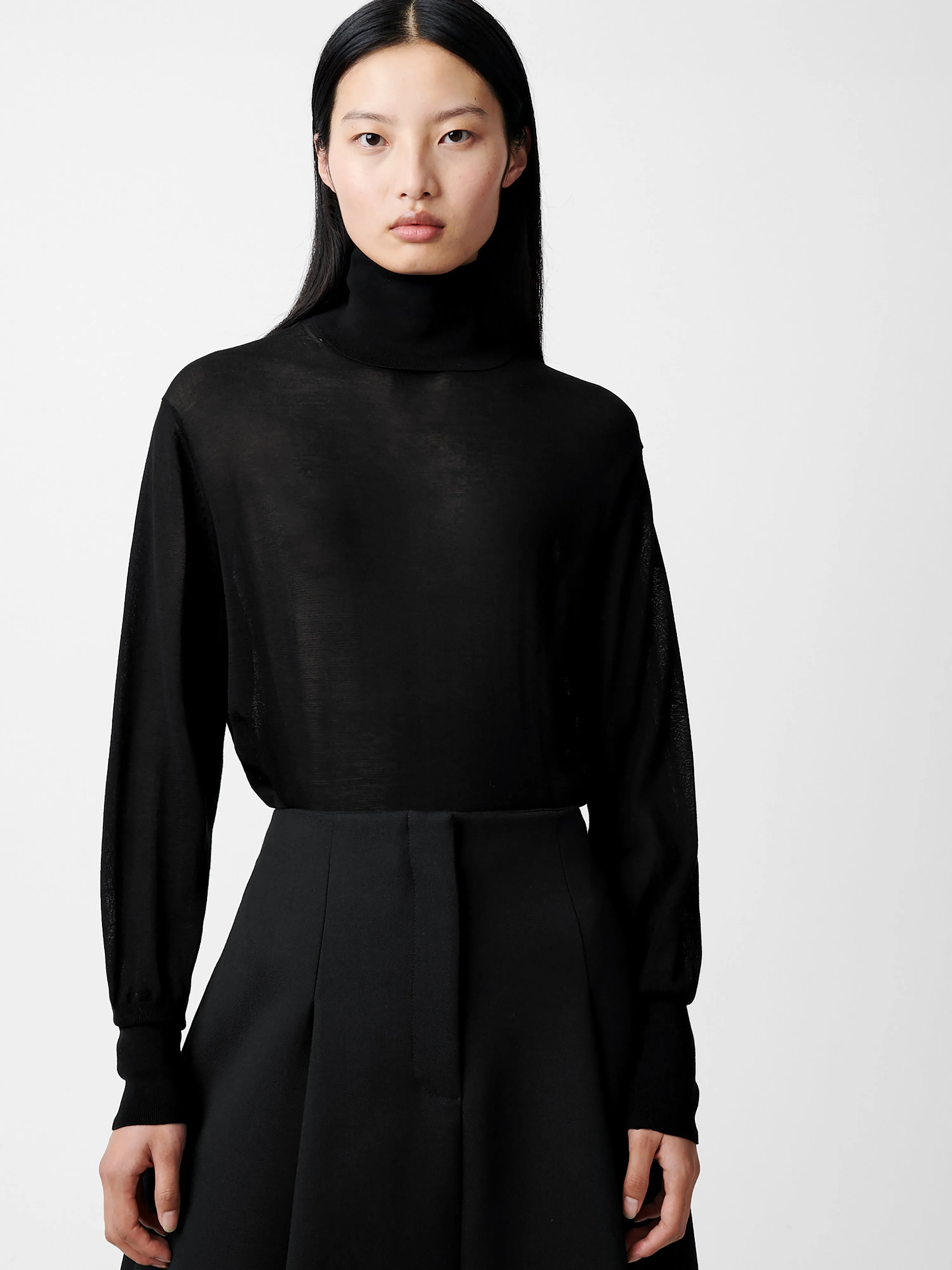 Nilo Knit in Black sold by Studio Nicholson