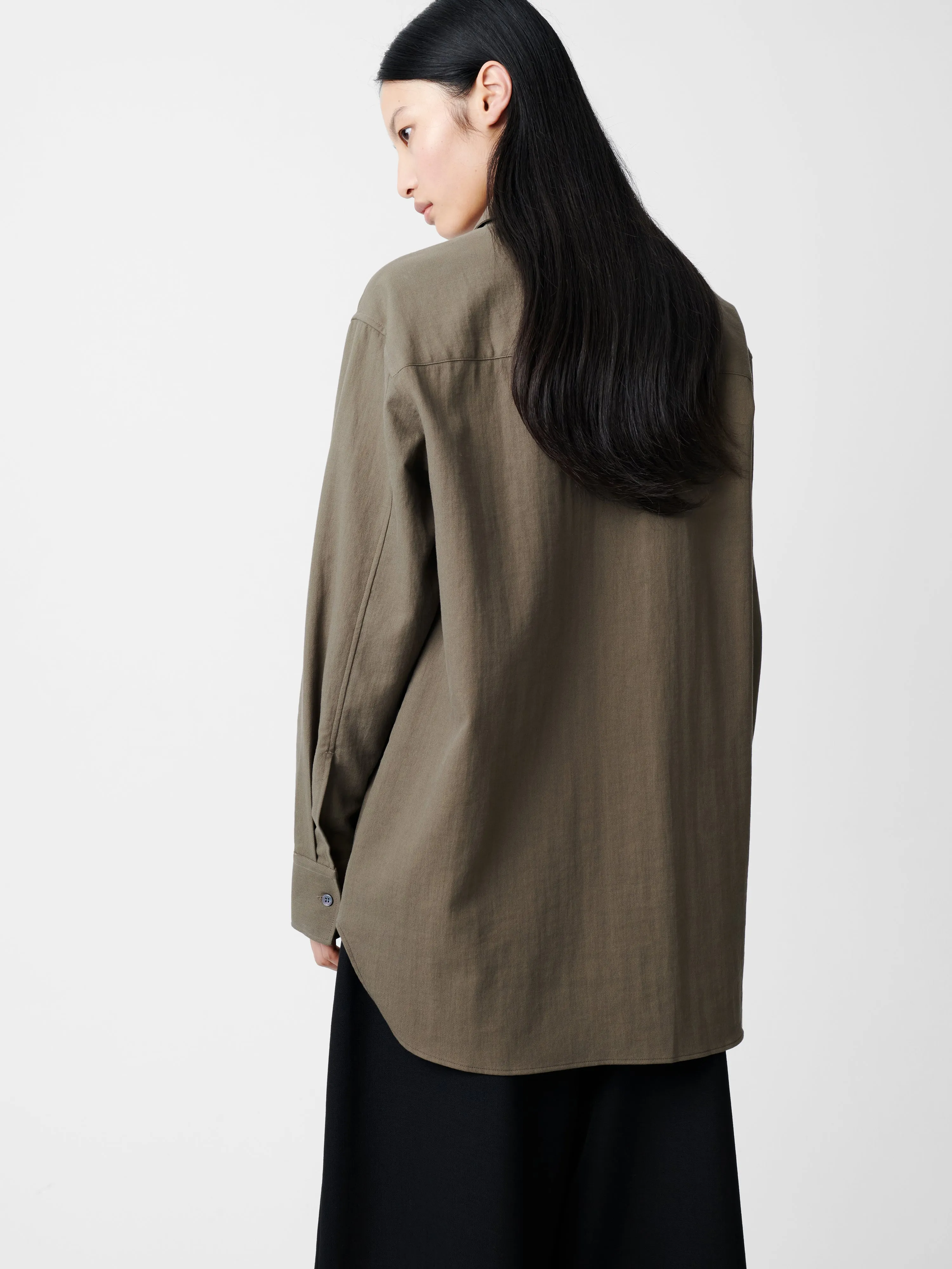 Santos Shirt in Fossil sold by Studio Nicholson product image thumbnail 4