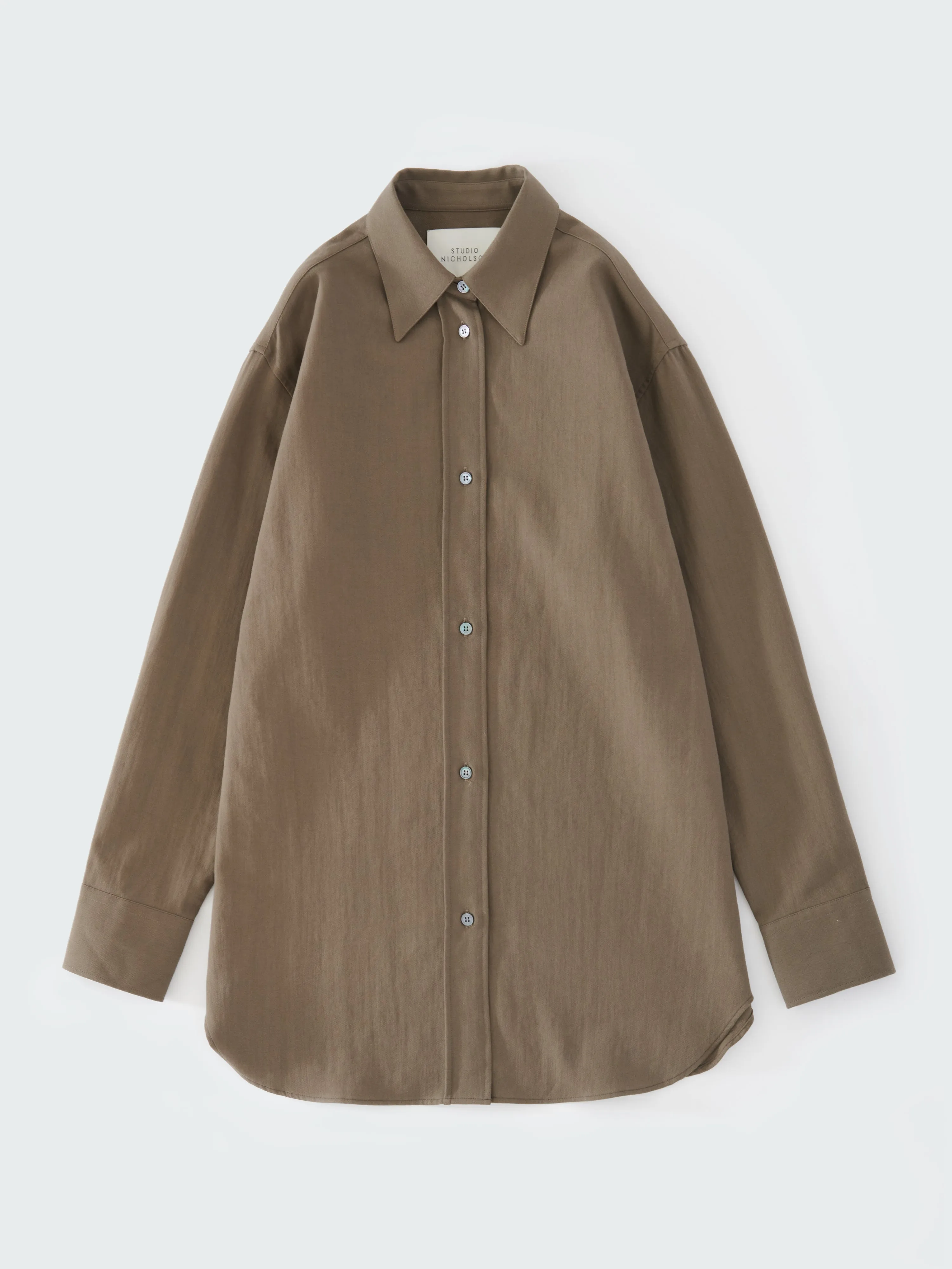 Santos Shirt in Fossil sold by Studio Nicholson product image thumbnail 5