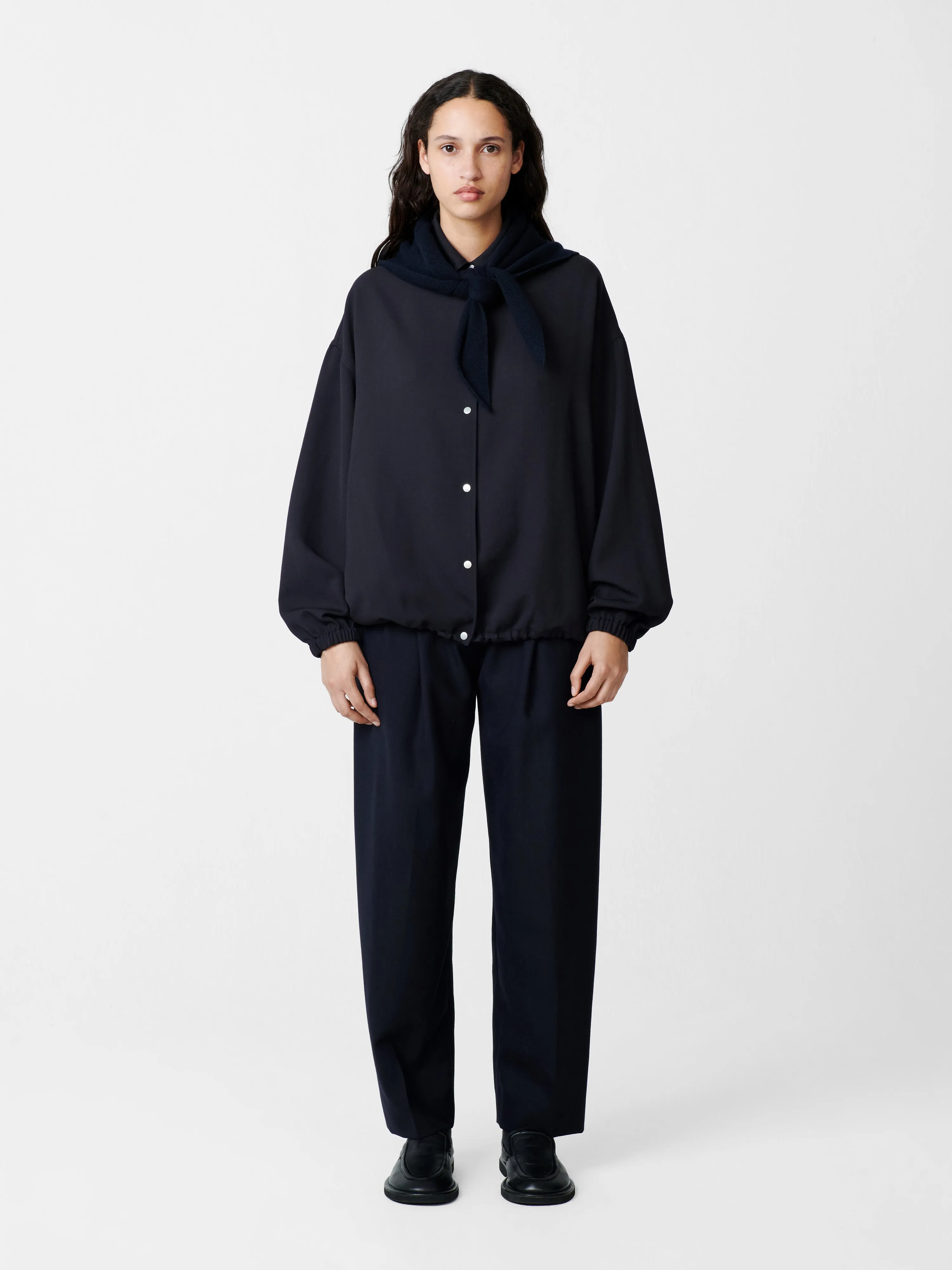 Sprung Jacket in Darkest Navy sold by Studio Nicholson