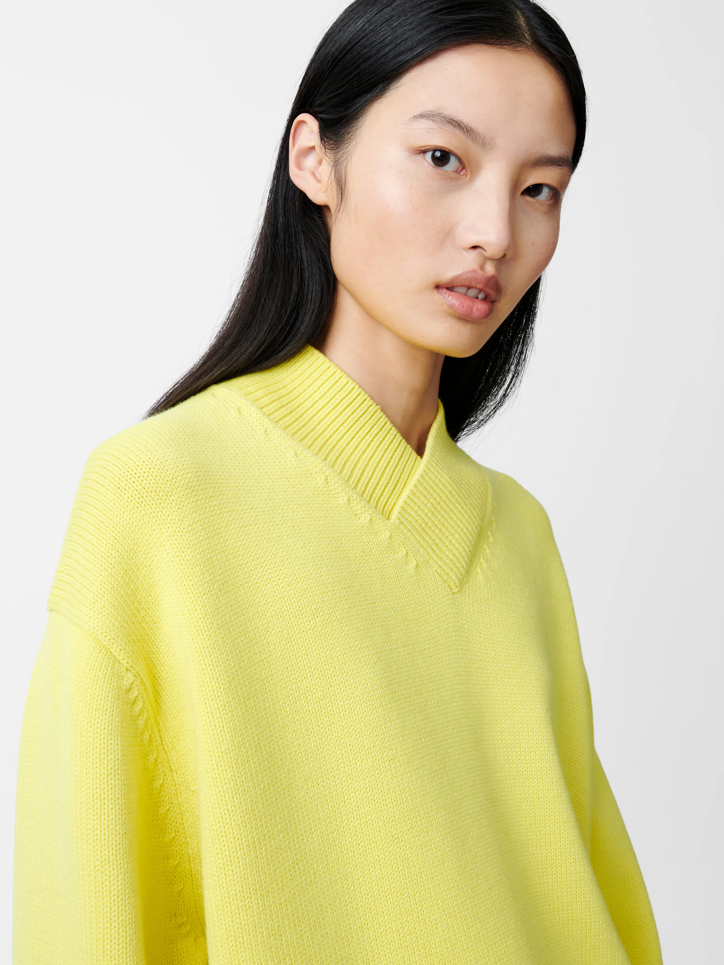 Nohwe Knit in Acid Yellow sold by Studio Nicholson product image thumbnail 5