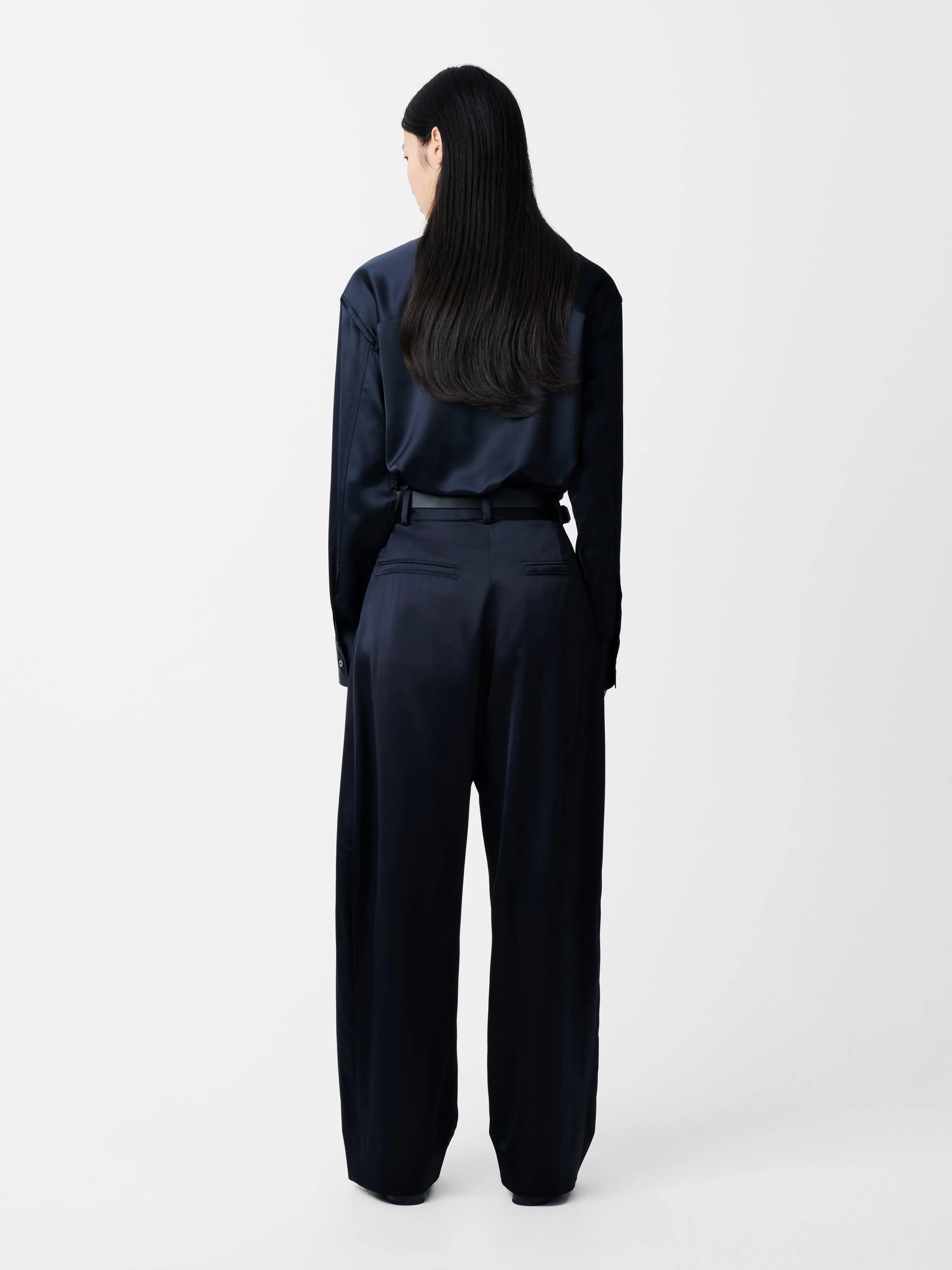 Myers Pant in Black Ink sold by Studio Nicholson product image thumbnail 4