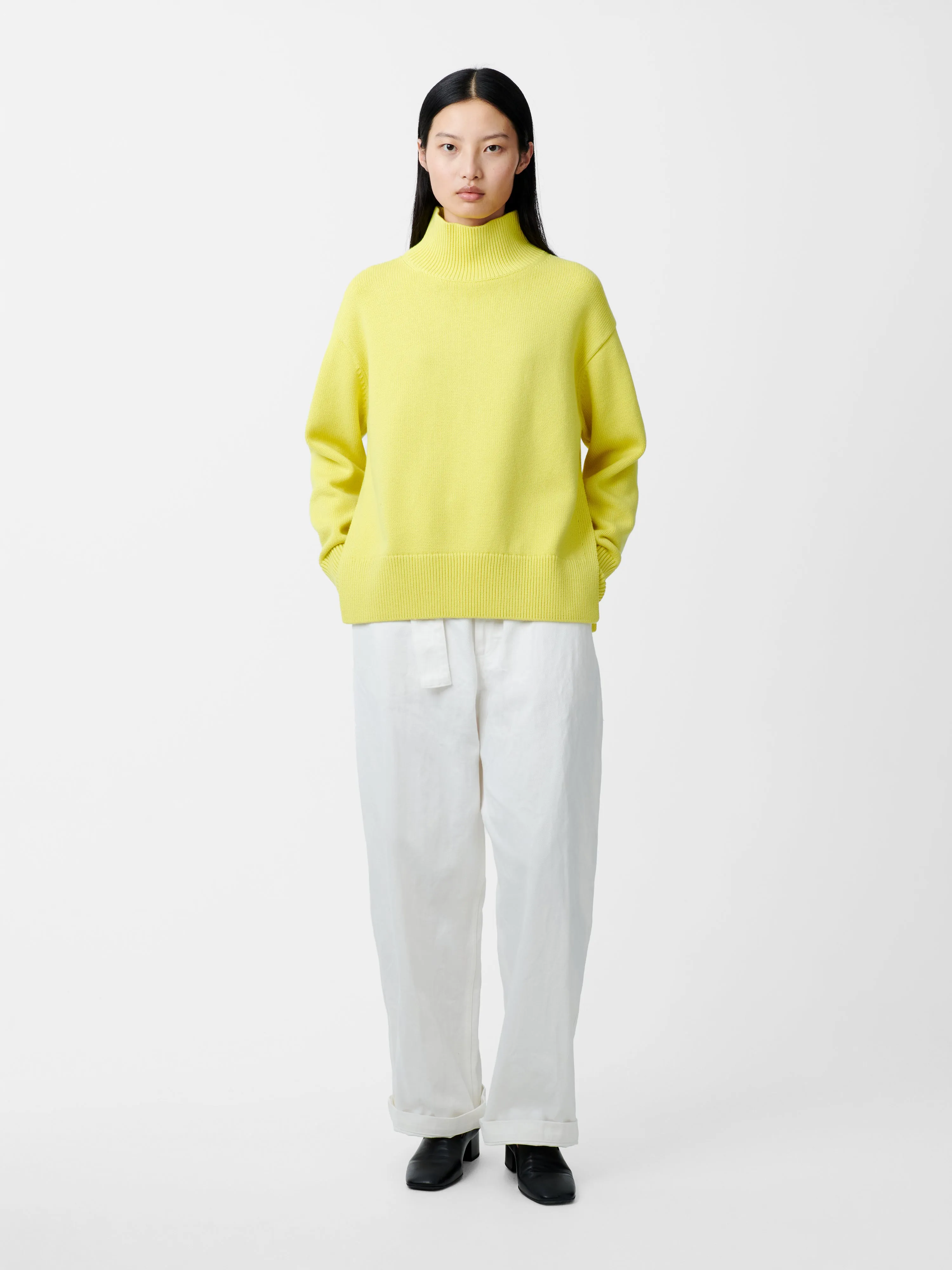 Patria Knit in Acid Yellow sold by Studio Nicholson product image thumbnail 2