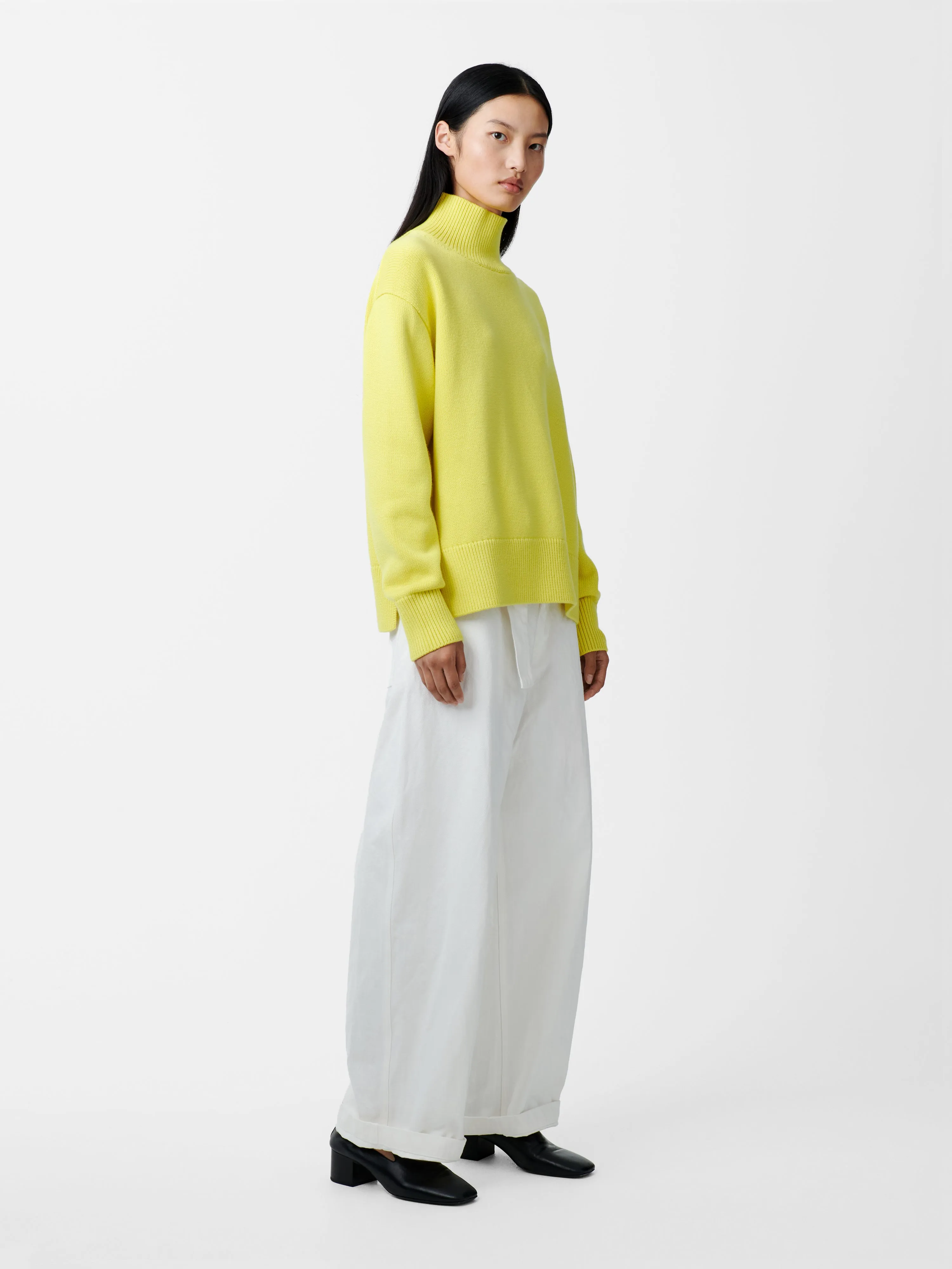 Patria Knit in Acid Yellow sold by Studio Nicholson product image thumbnail 3
