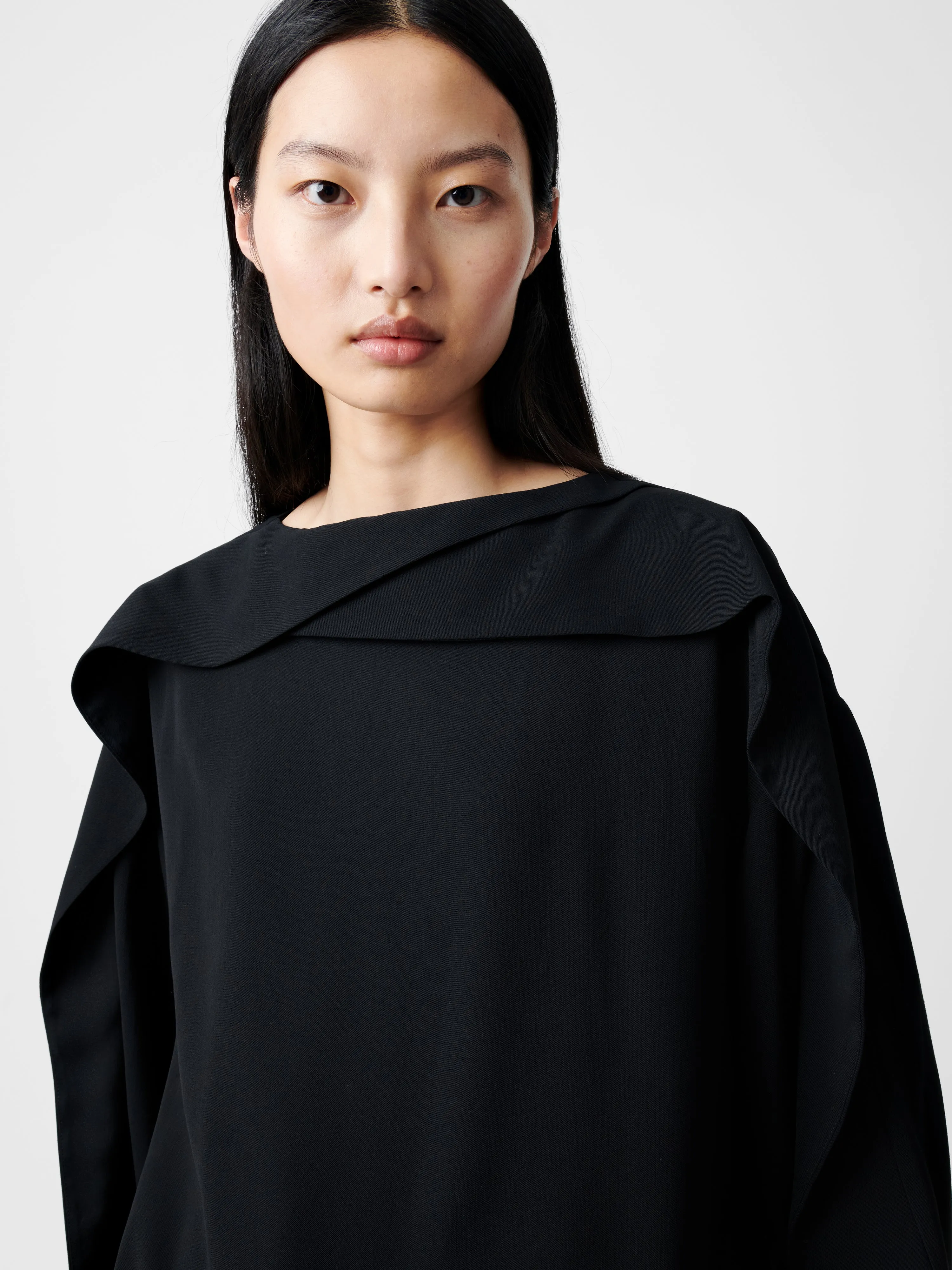 Emmet Top in Black sold by Studio Nicholson product image thumbnail 4