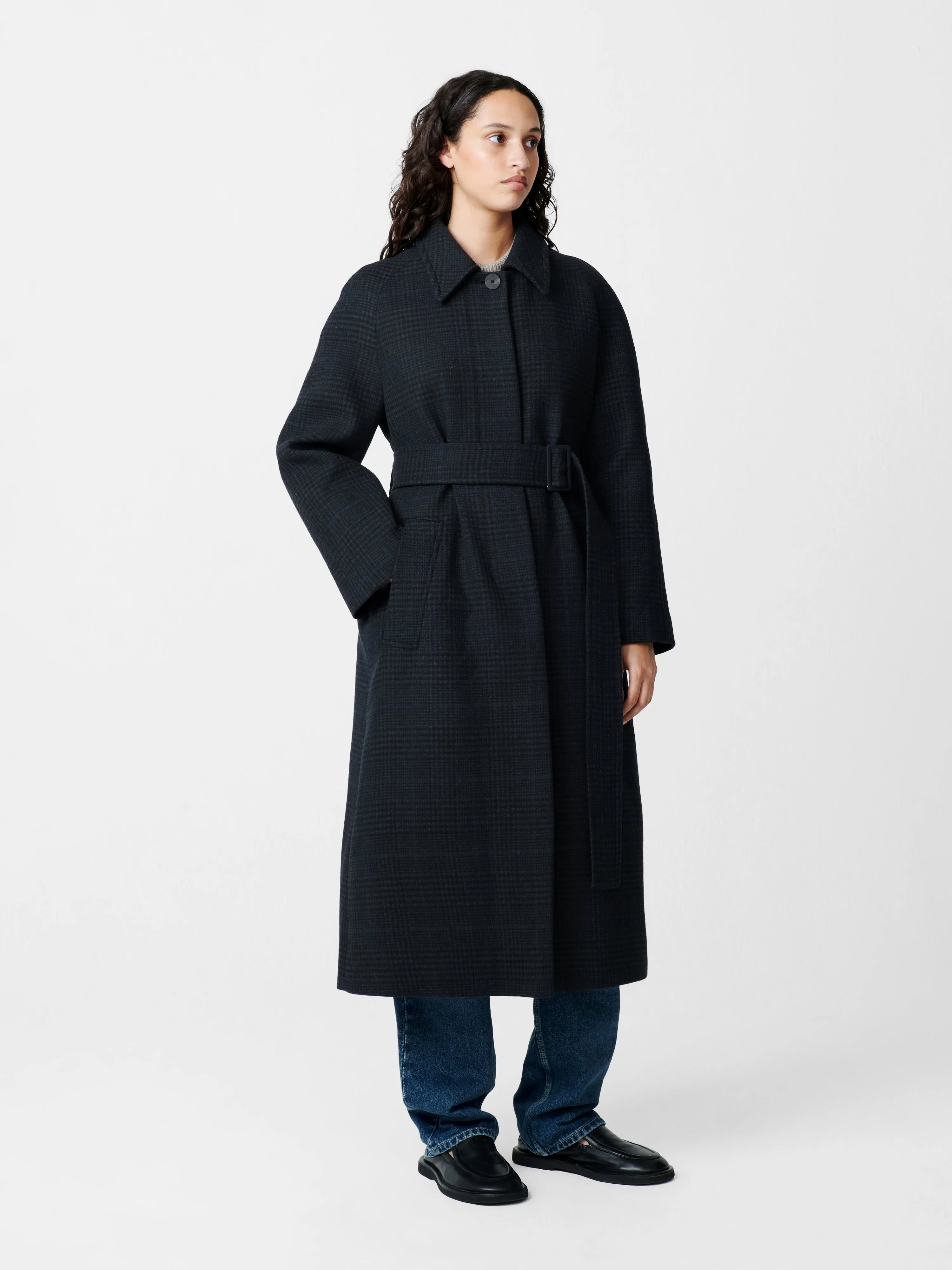 Denali Coat in Plaid sold by Studio Nicholson product image thumbnail 4