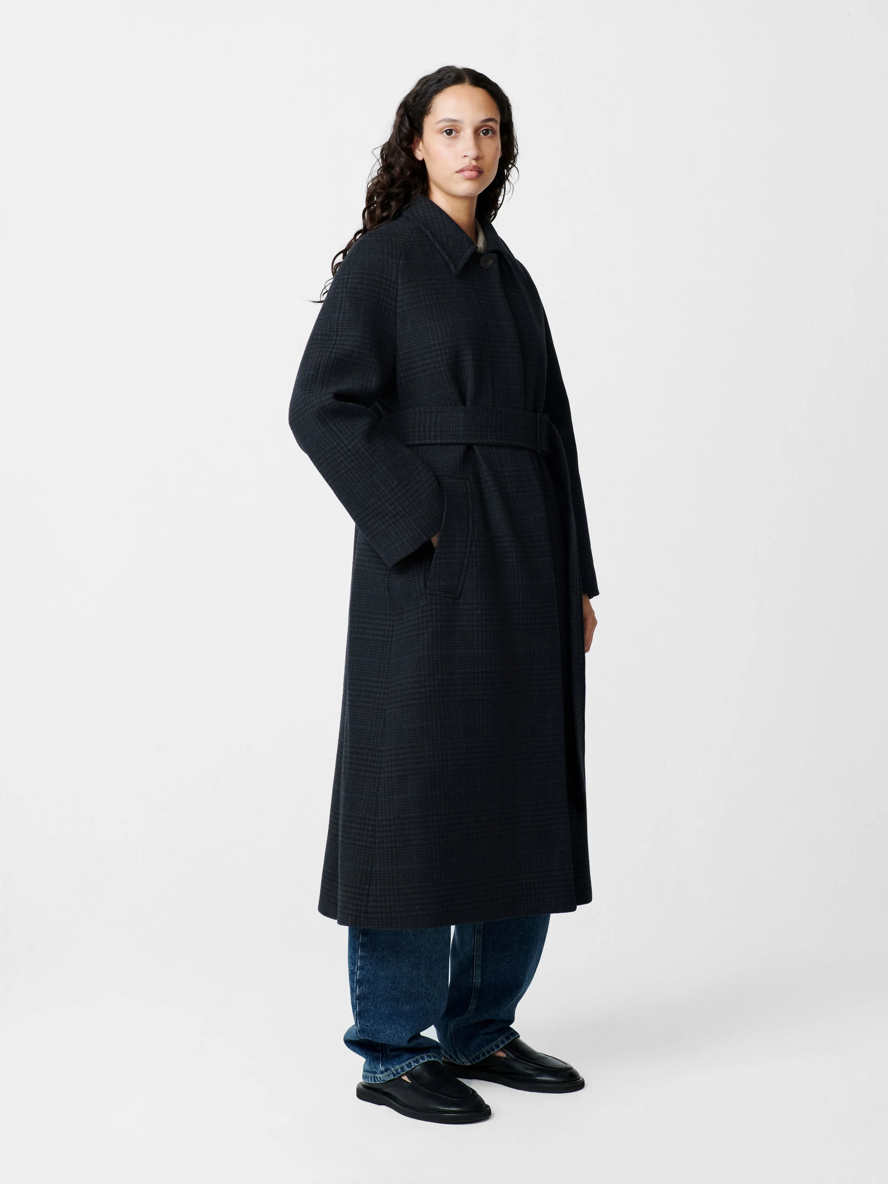 Denali Coat in Plaid sold by Studio Nicholson product image thumbnail 3