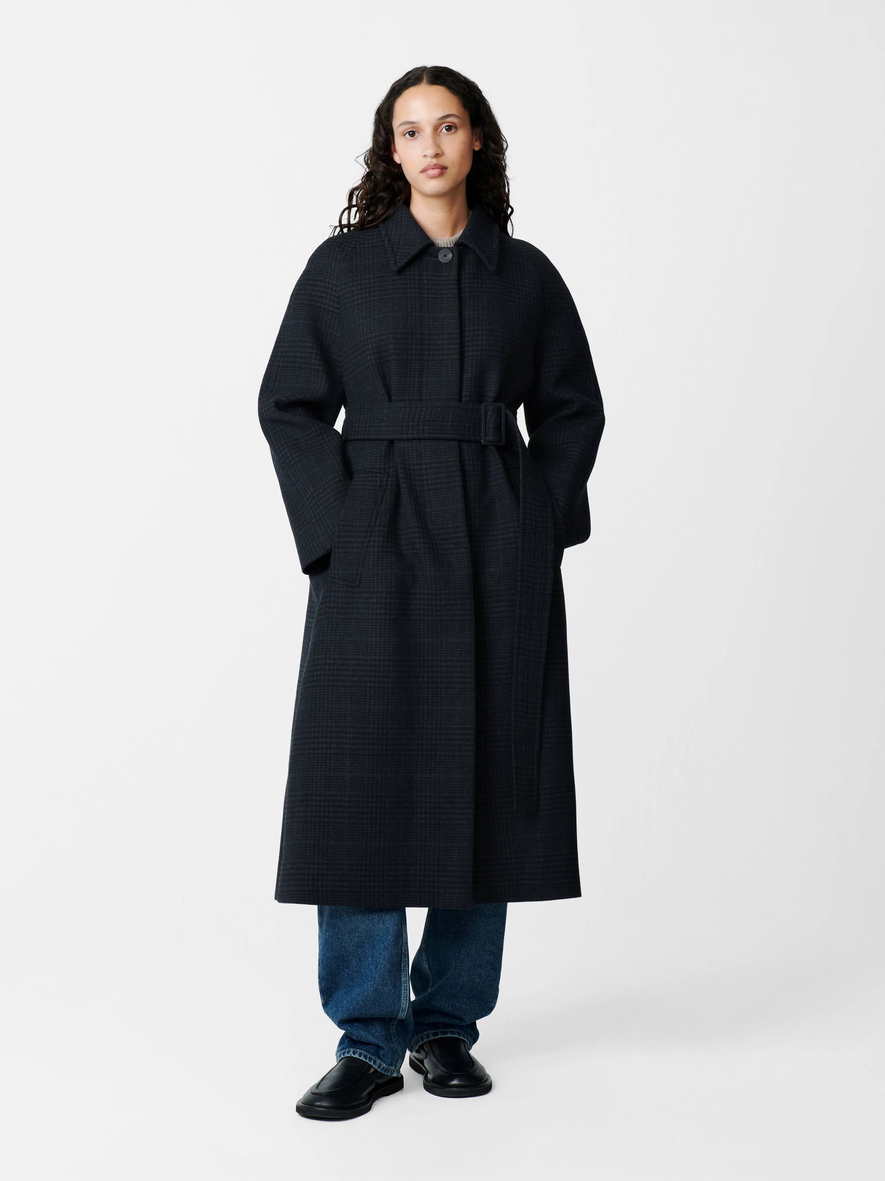 Denali Coat in Plaid sold by Studio Nicholson