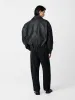 Piston Leather Jacket in Black sold by Studio Nicholson