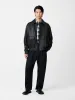 Piston Leather Jacket in Black sold by Studio Nicholson