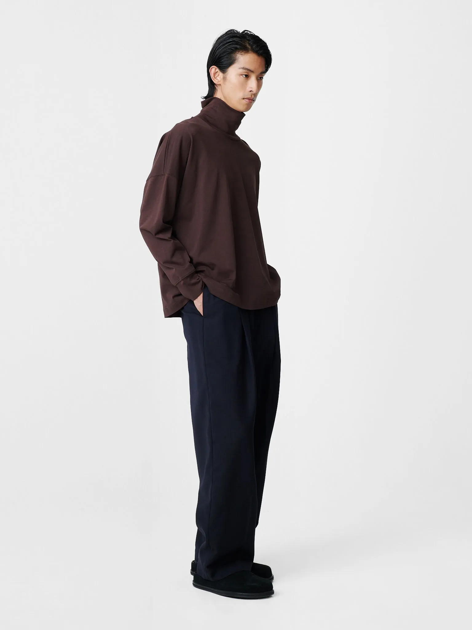 Area Jersey in Chocolate sold by Studio Nicholson product image thumbnail 3