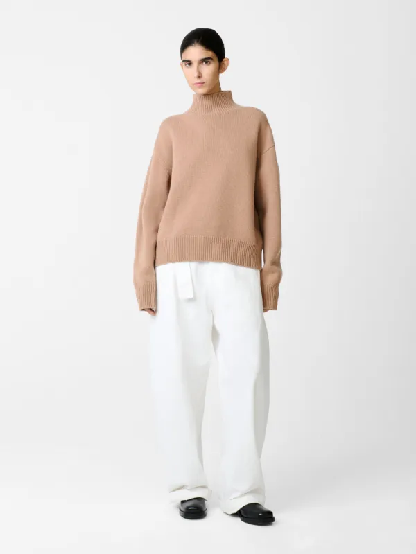 Gomes Knit in Camel sold by Studio Nicholson