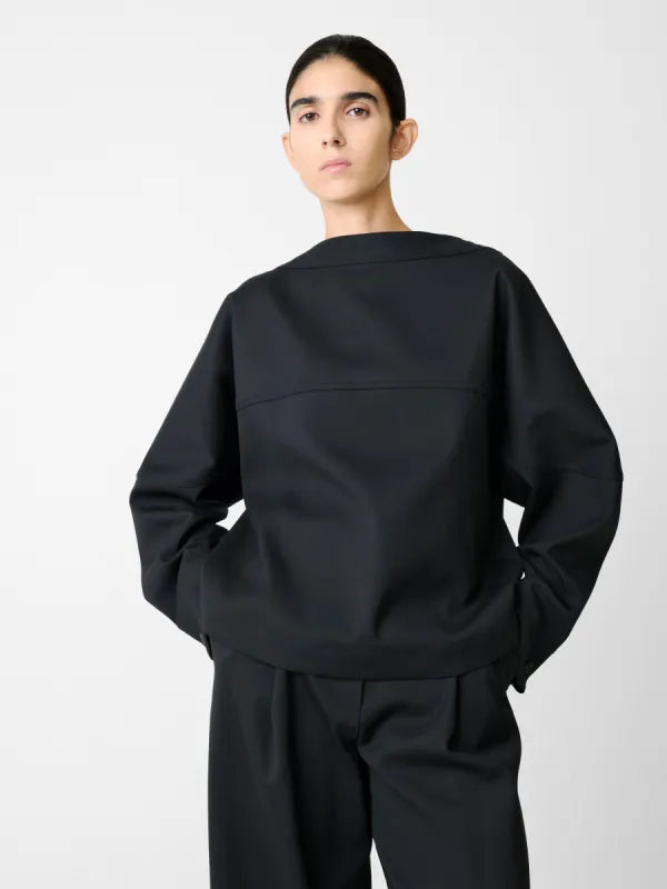 Velho Top in Black sold by Studio Nicholson