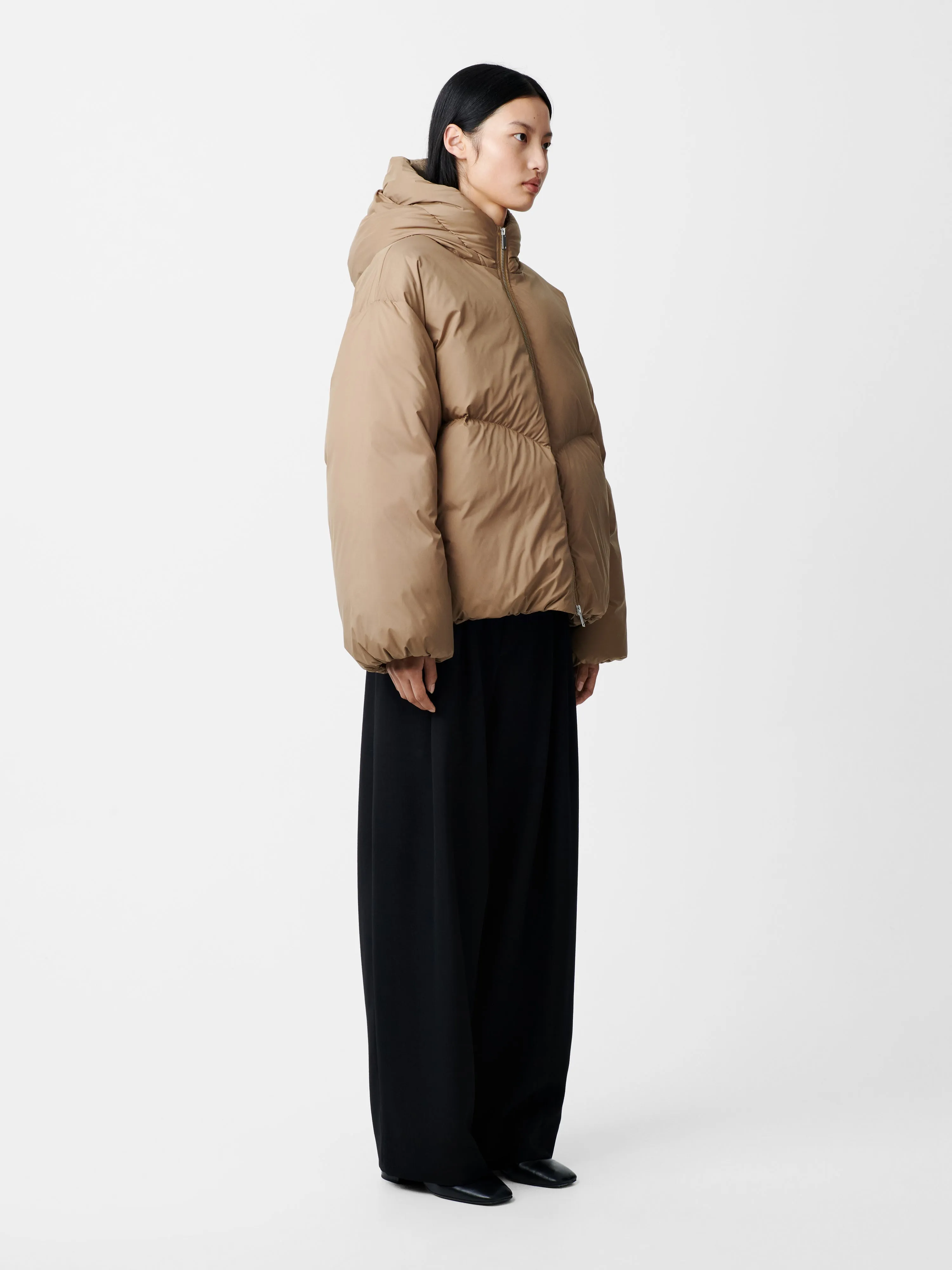 Dana Down Jacket in Beige sold by Studio Nicholson product image thumbnail 2