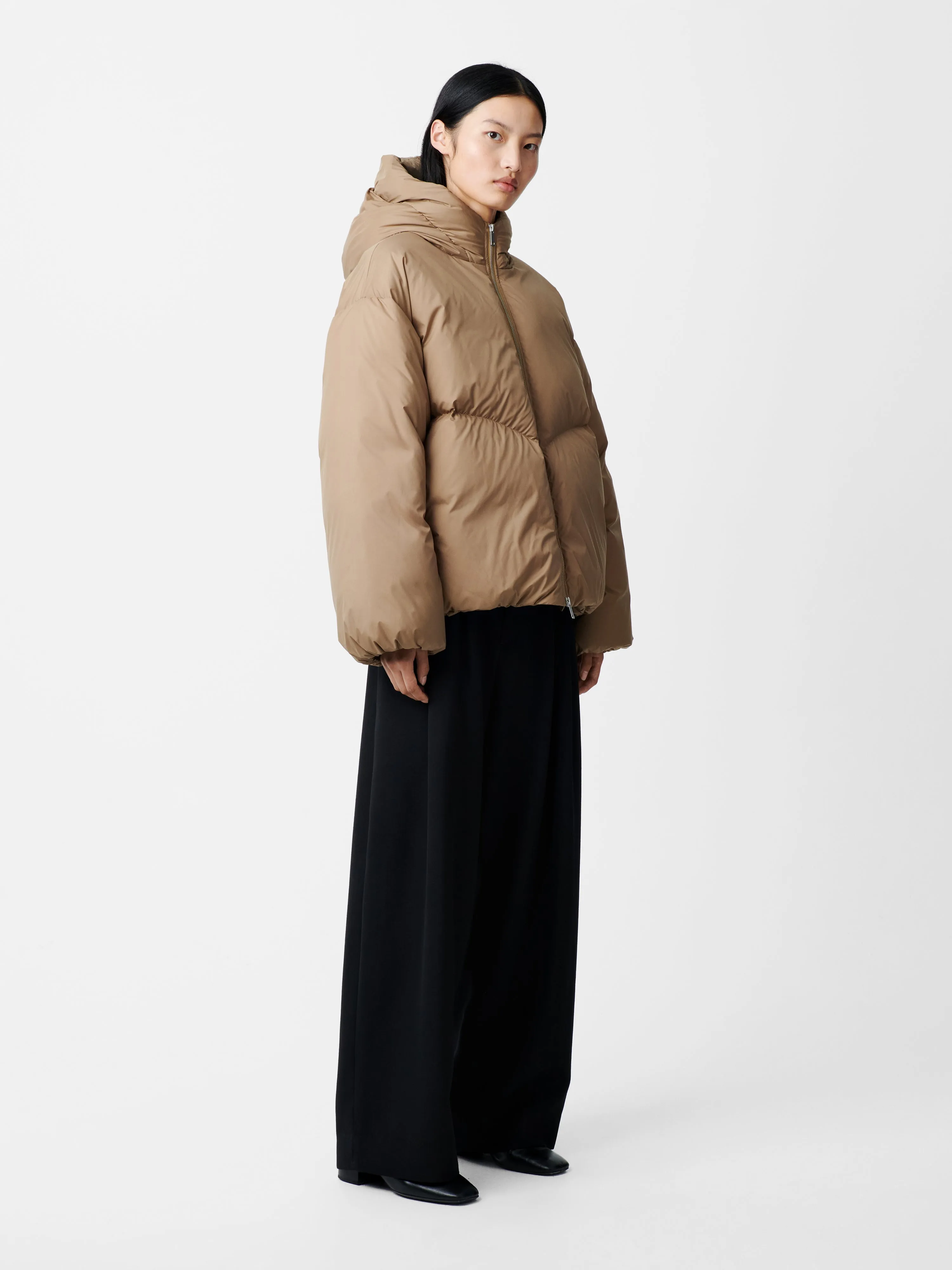 Dana Down Jacket in Beige sold by Studio Nicholson product image thumbnail 3