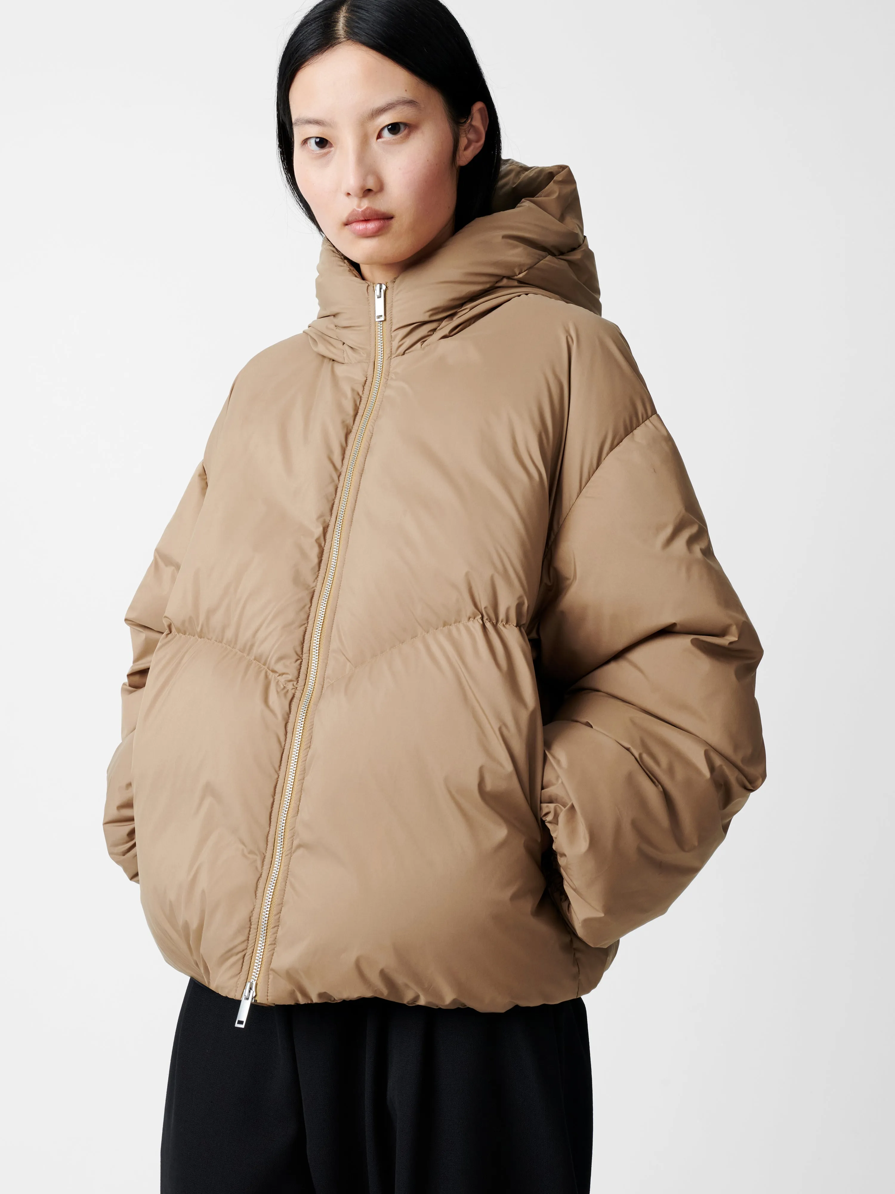 Dana Down Jacket in Beige sold by Studio Nicholson product image thumbnail 5