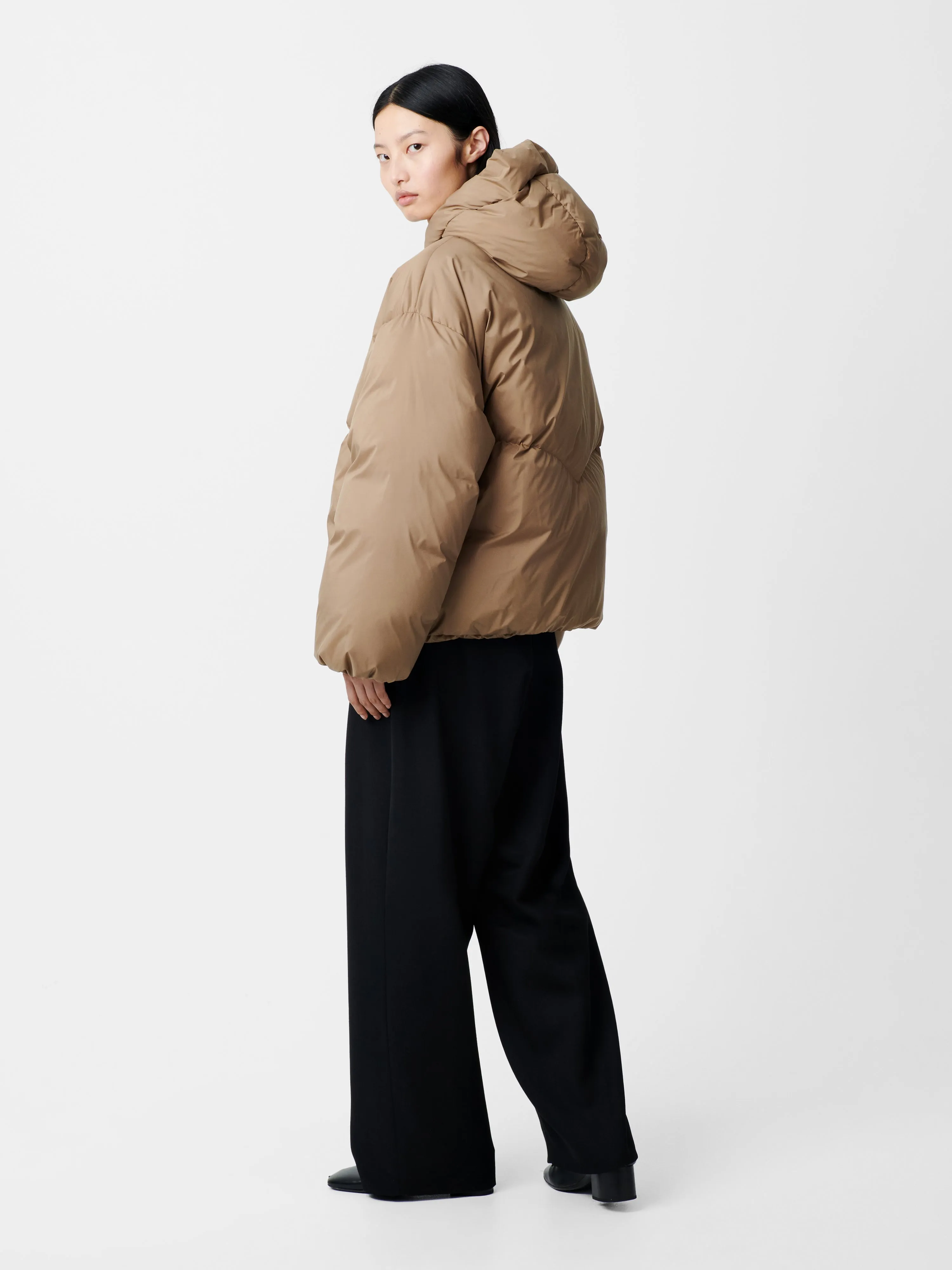 Dana Down Jacket in Beige sold by Studio Nicholson product image thumbnail 4