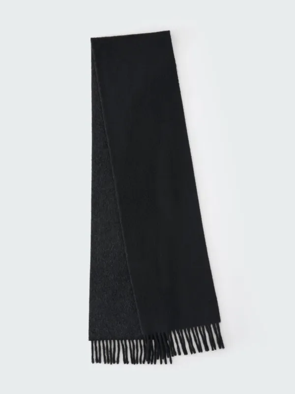 Badou Scarf in Dark Grey / Darkest Navy made by Studio Nicholson