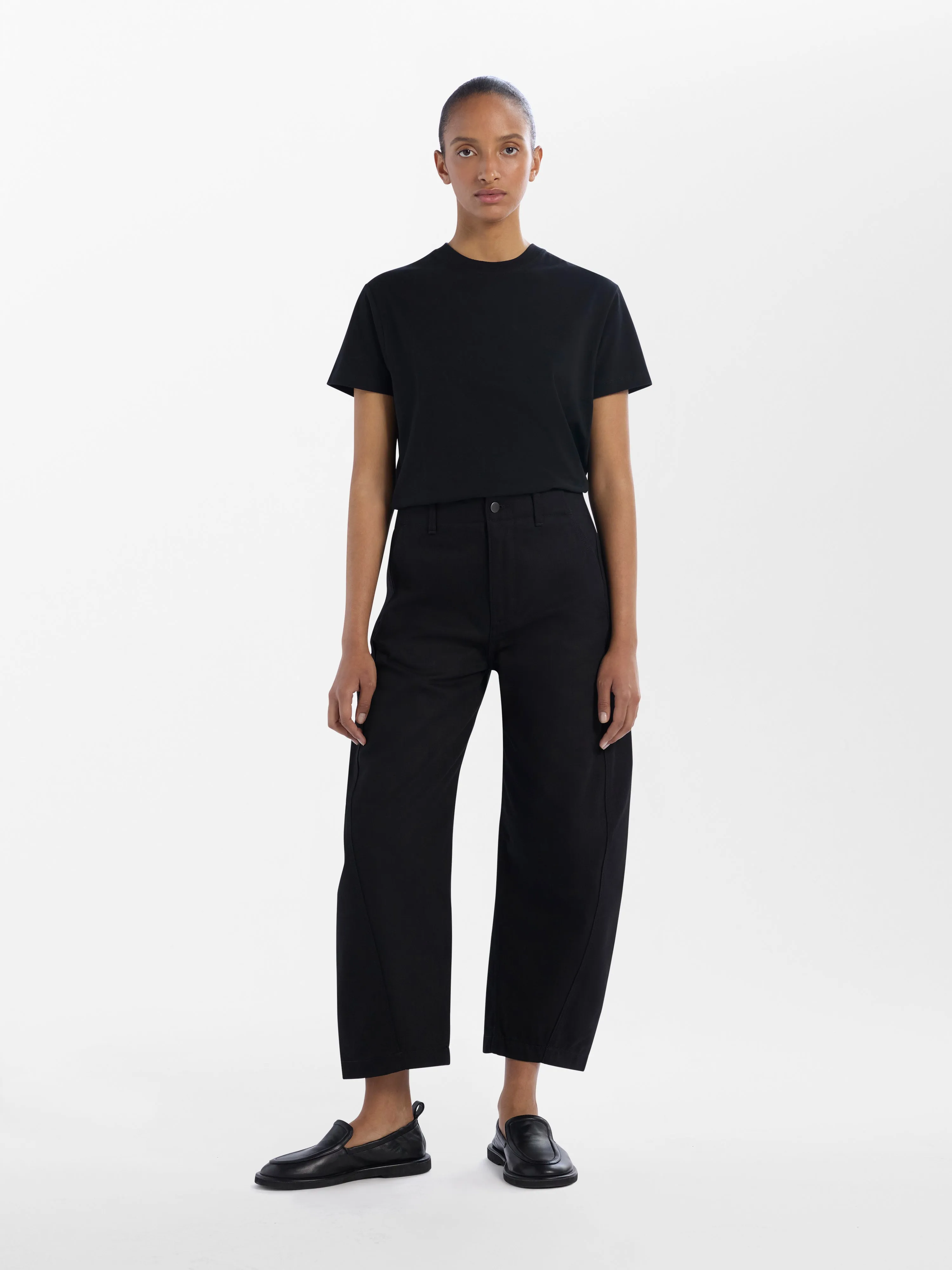 Akerman Denim Pant in Black sold by Studio Nicholson product image thumbnail 3