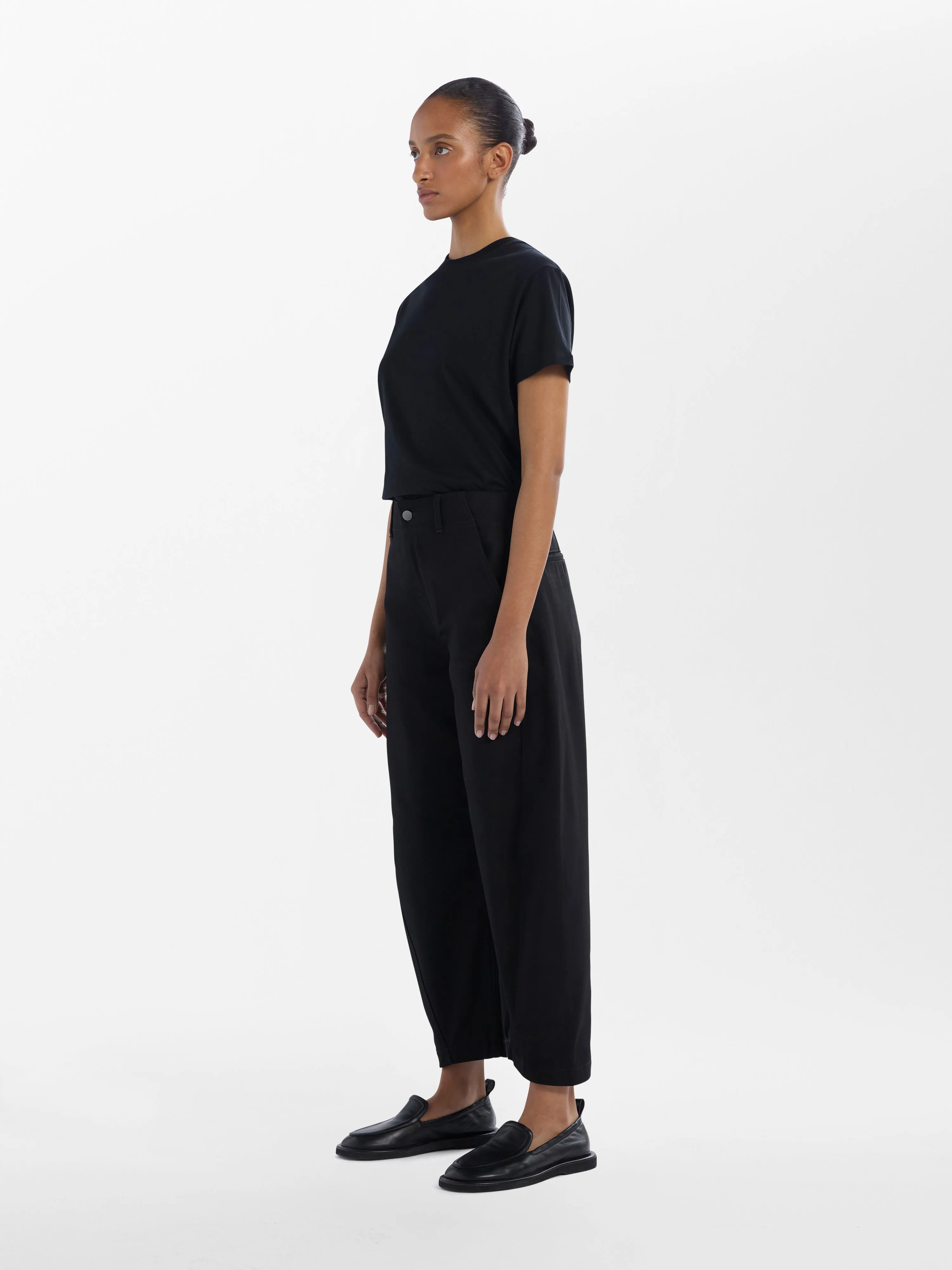 Akerman Denim Pant in Black sold by Studio Nicholson product image thumbnail 2