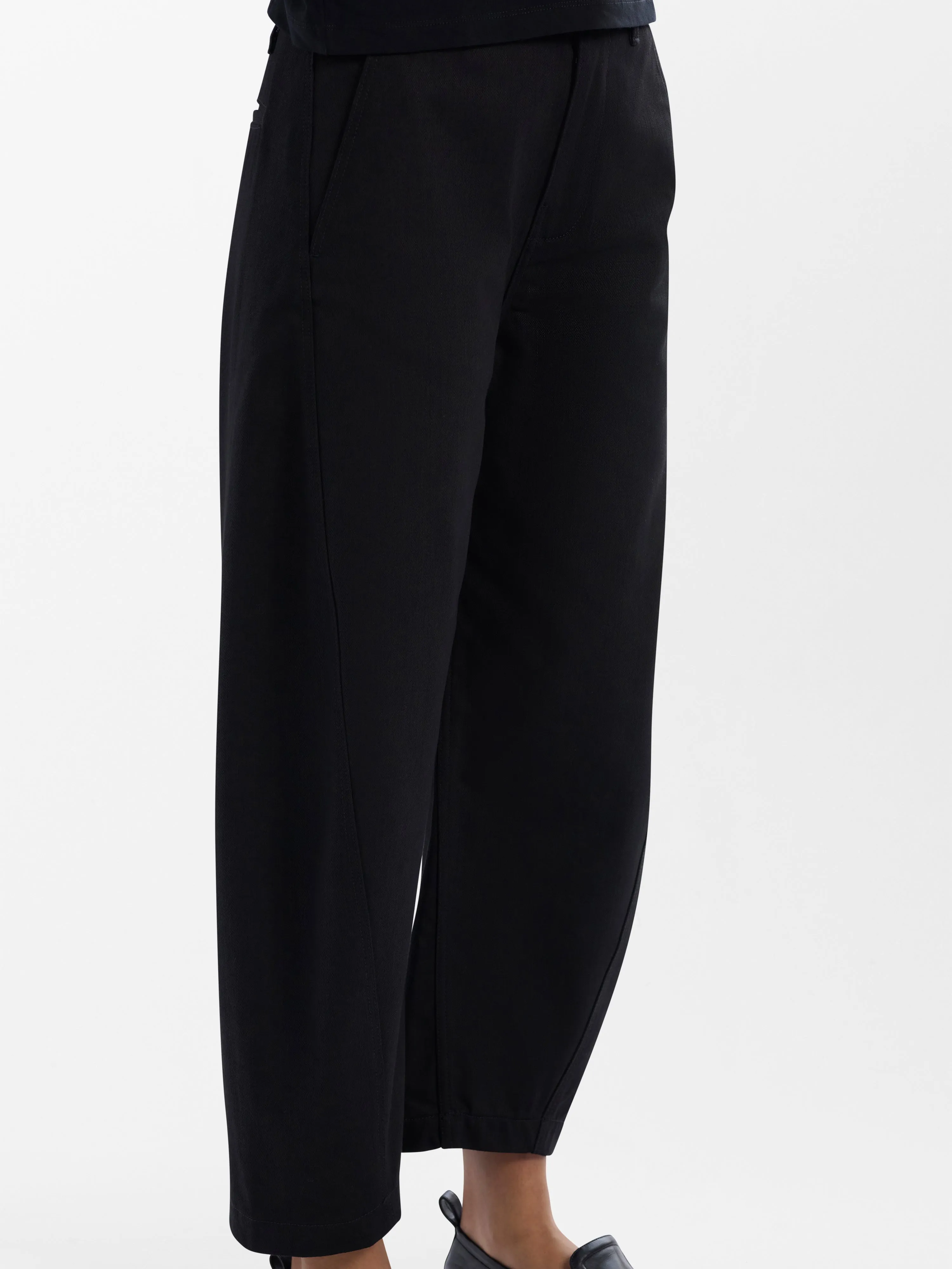 Akerman Denim Pant in Black sold by Studio Nicholson product image thumbnail 5