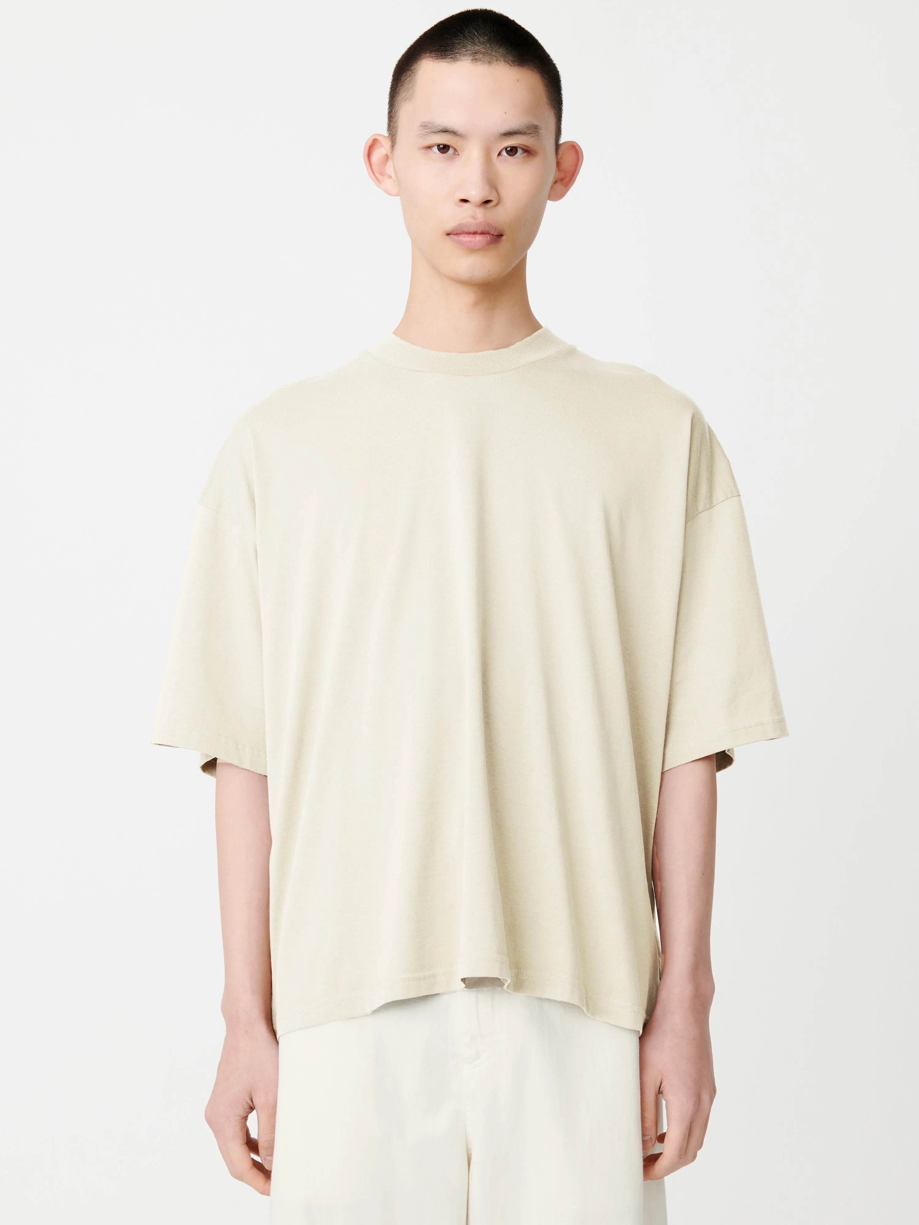 Piu T-shirt in Parchment sold by Studio Nicholson