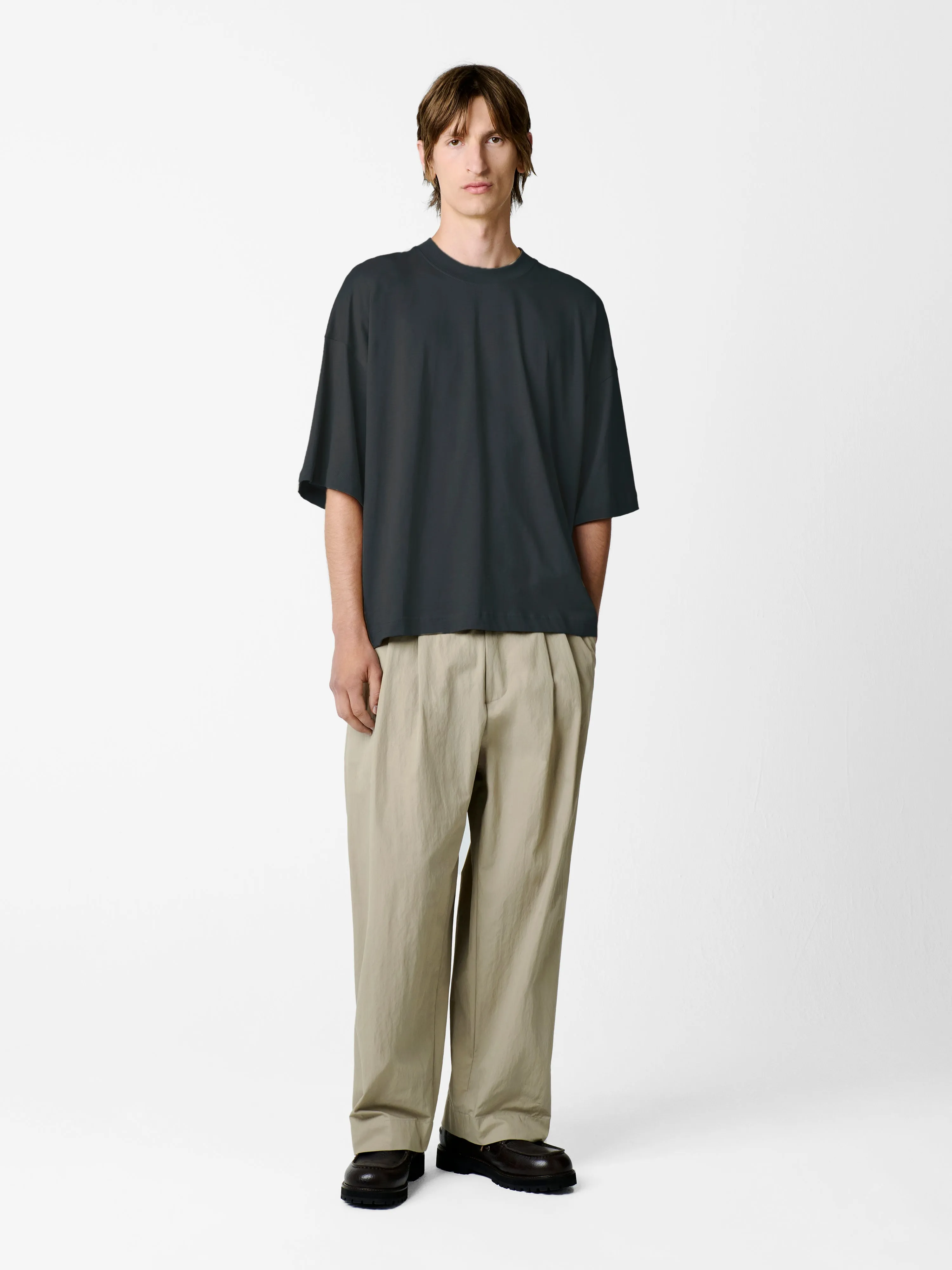 Piu T-shirt in Dark Fir sold by Studio Nicholson product image thumbnail 3